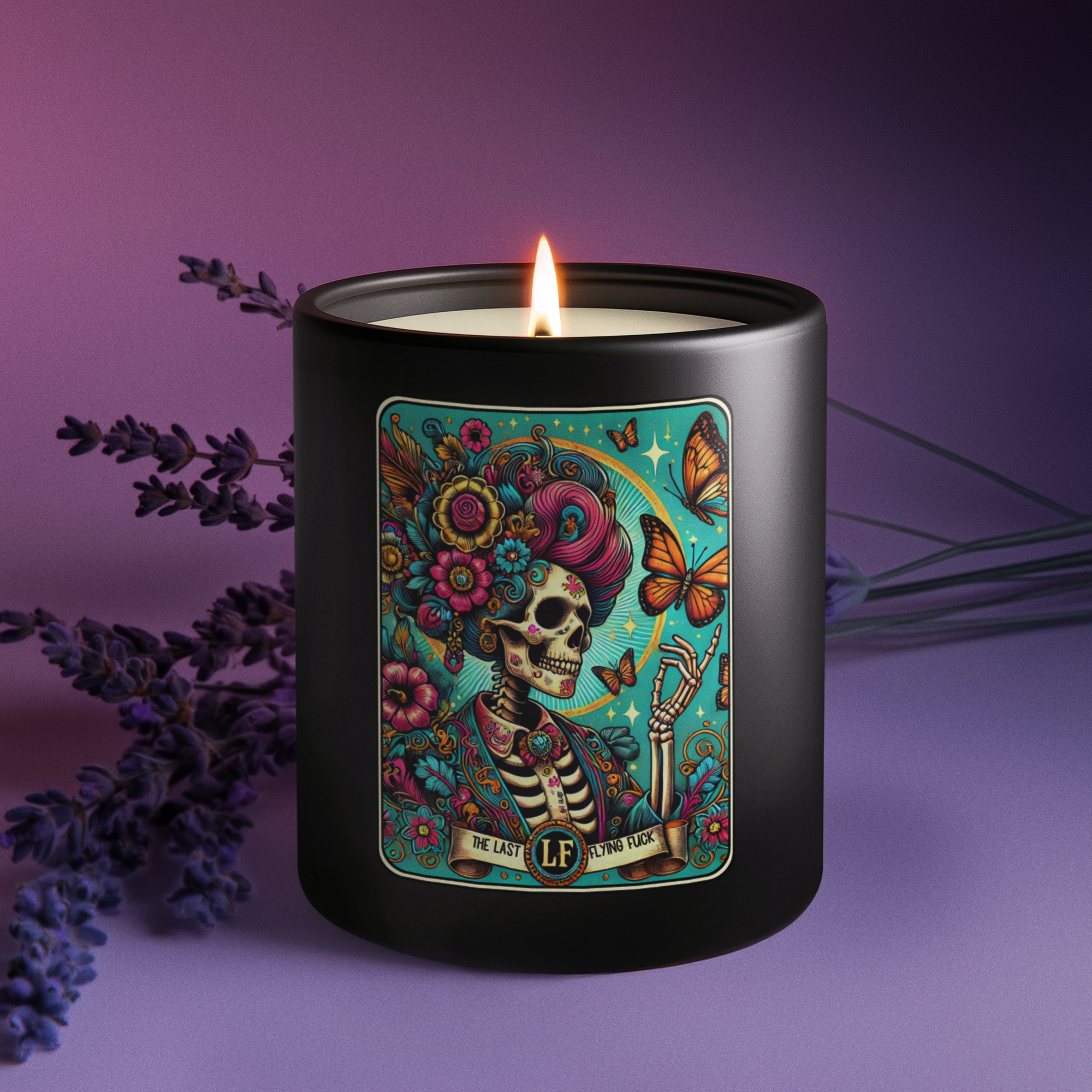 The Last Flying Fuck Tarot Candle