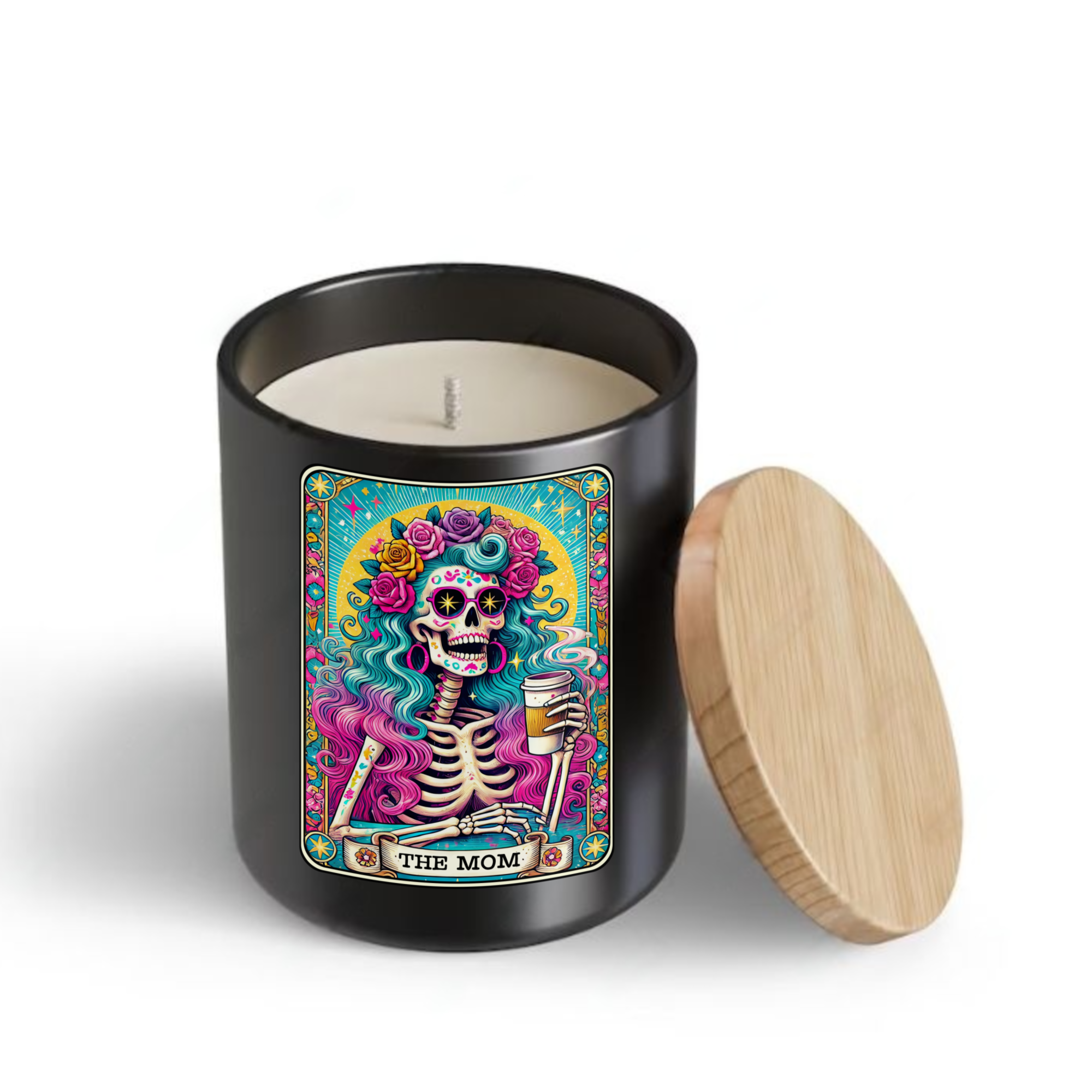 The Mom Tarot Candle