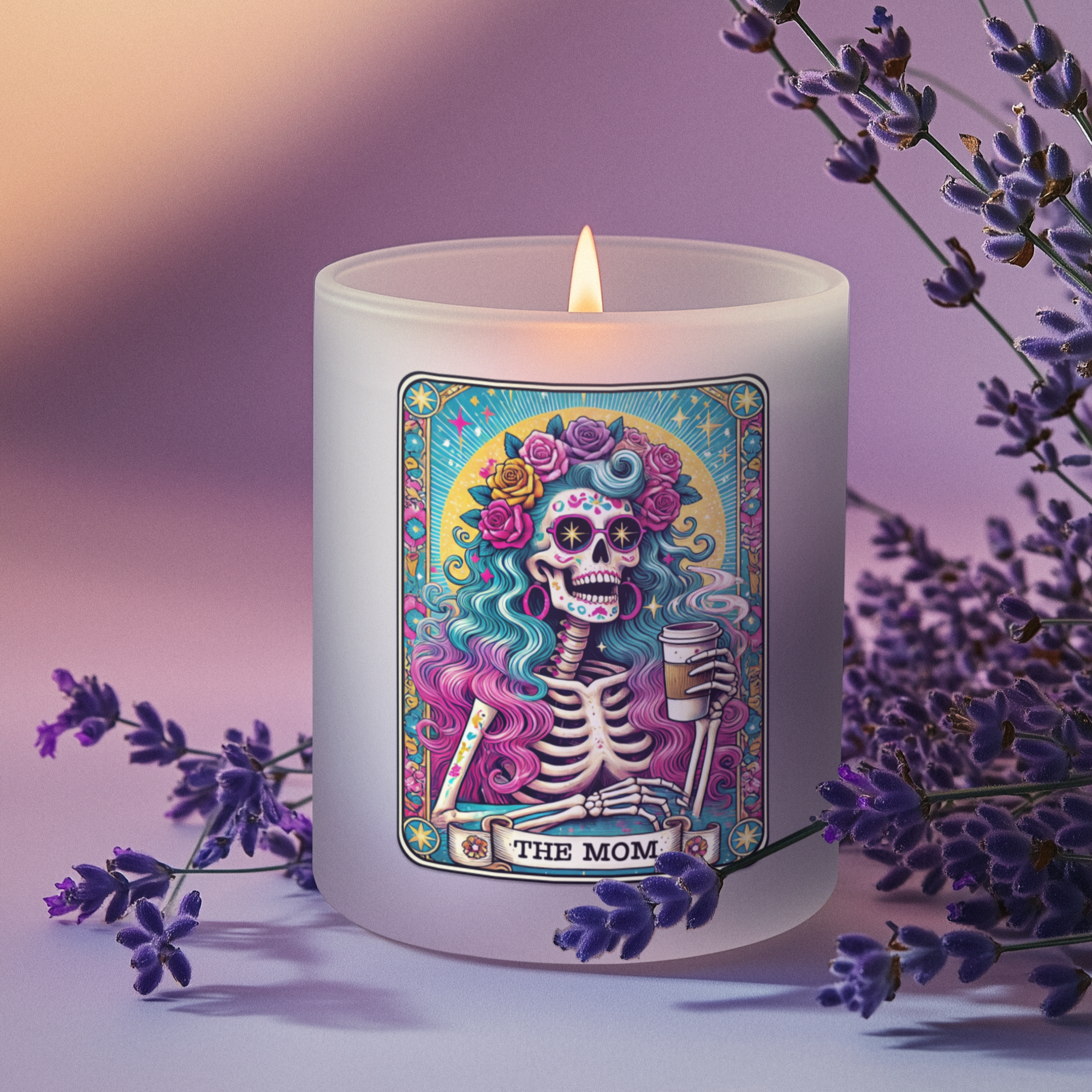 The Mom Tarot Candle
