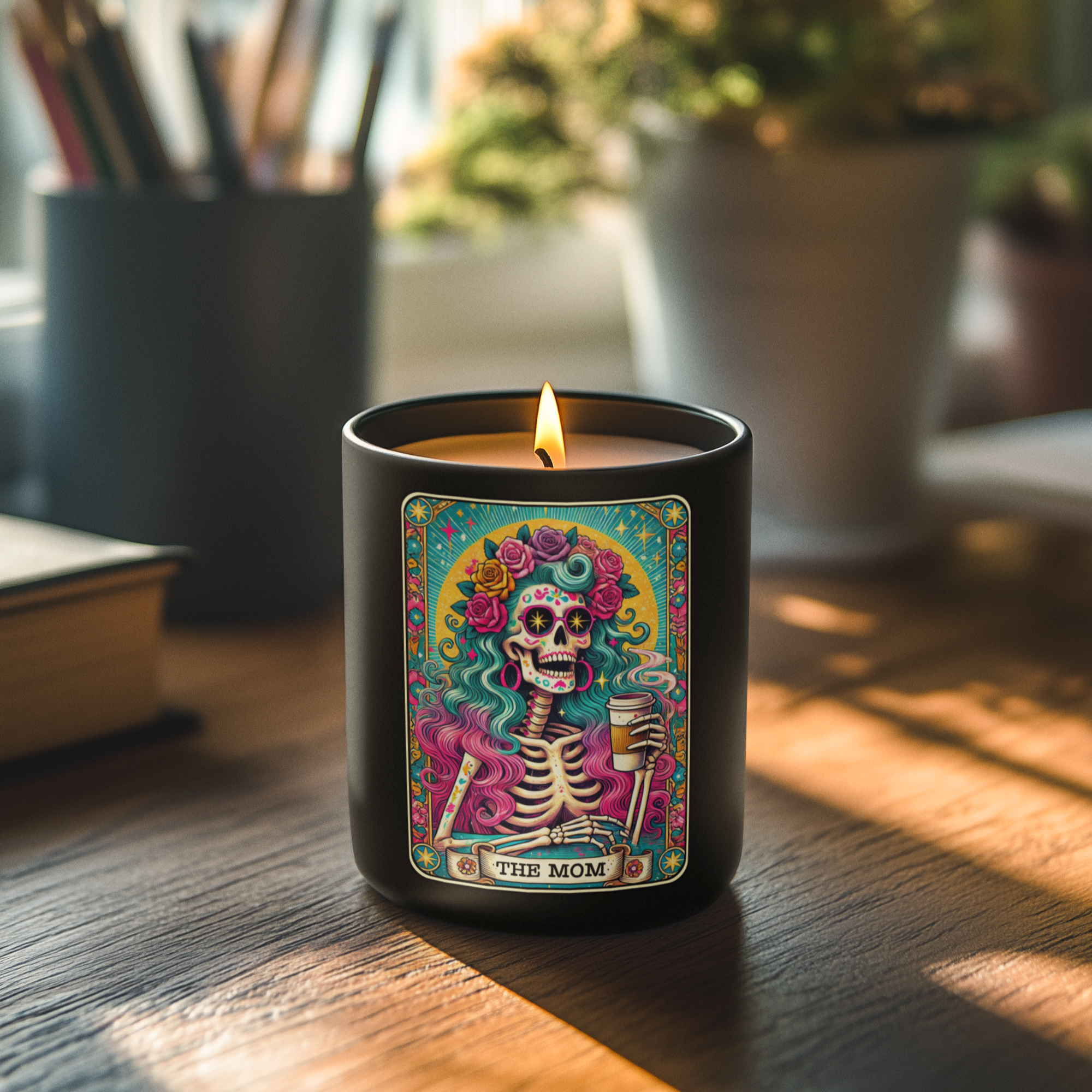 The Mom Tarot Candle