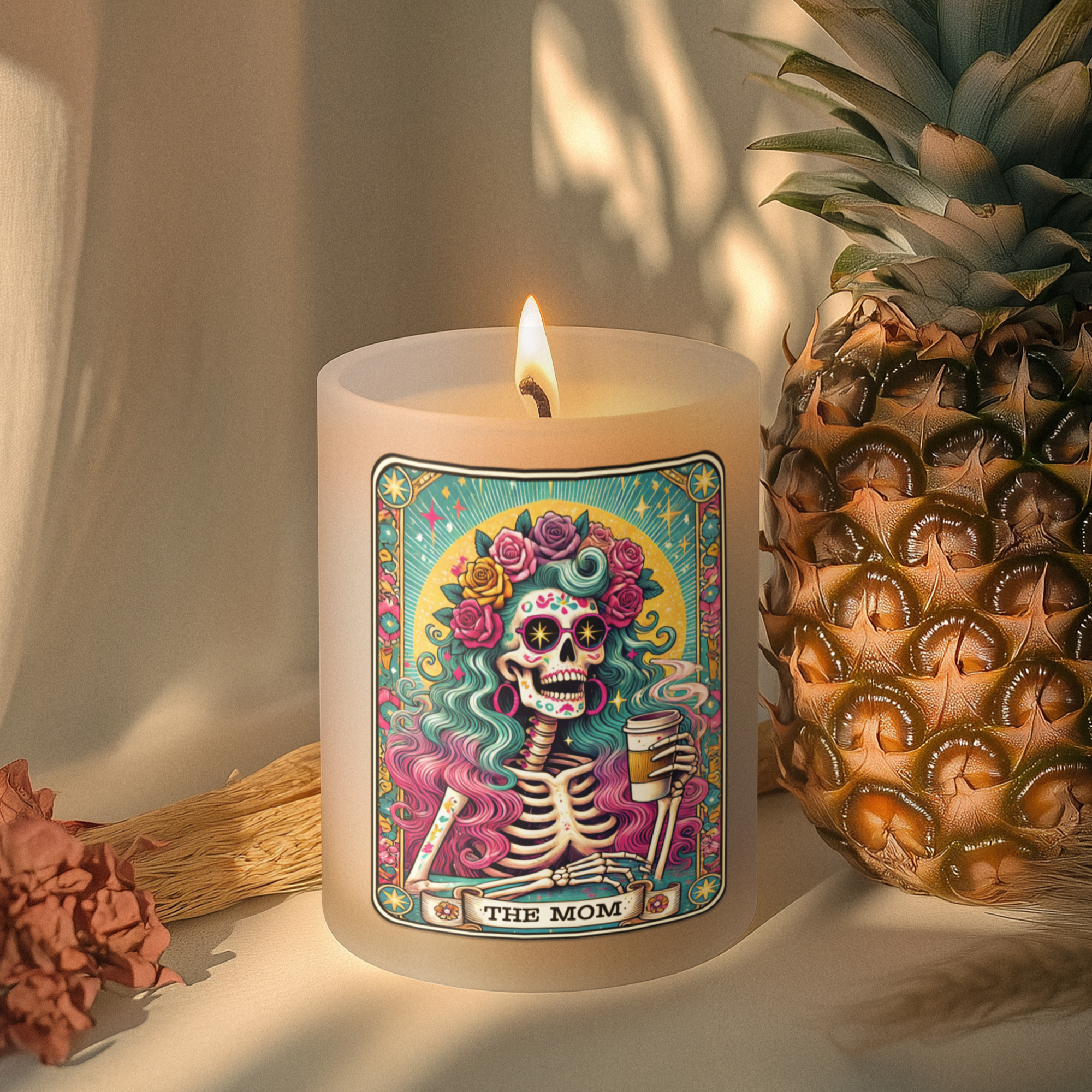 The Mom Tarot Candle