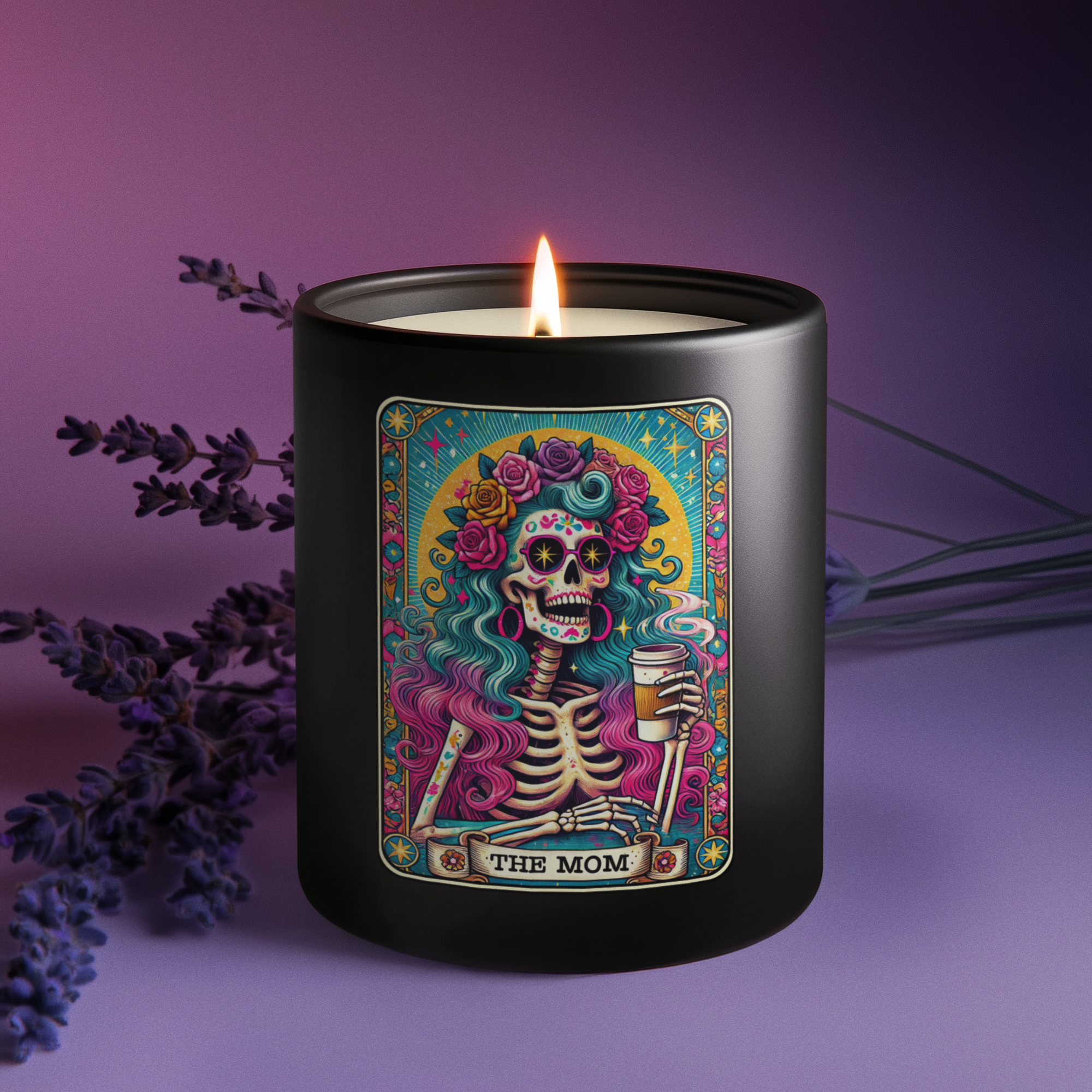 The Mom Tarot Candle