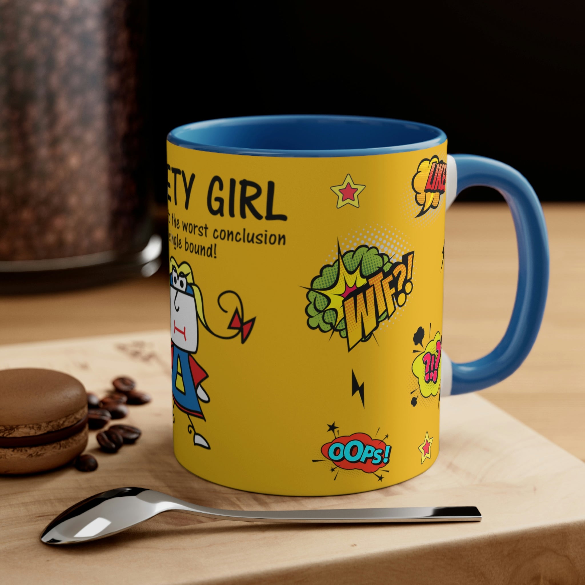 Anxiety Girl Funny Mug