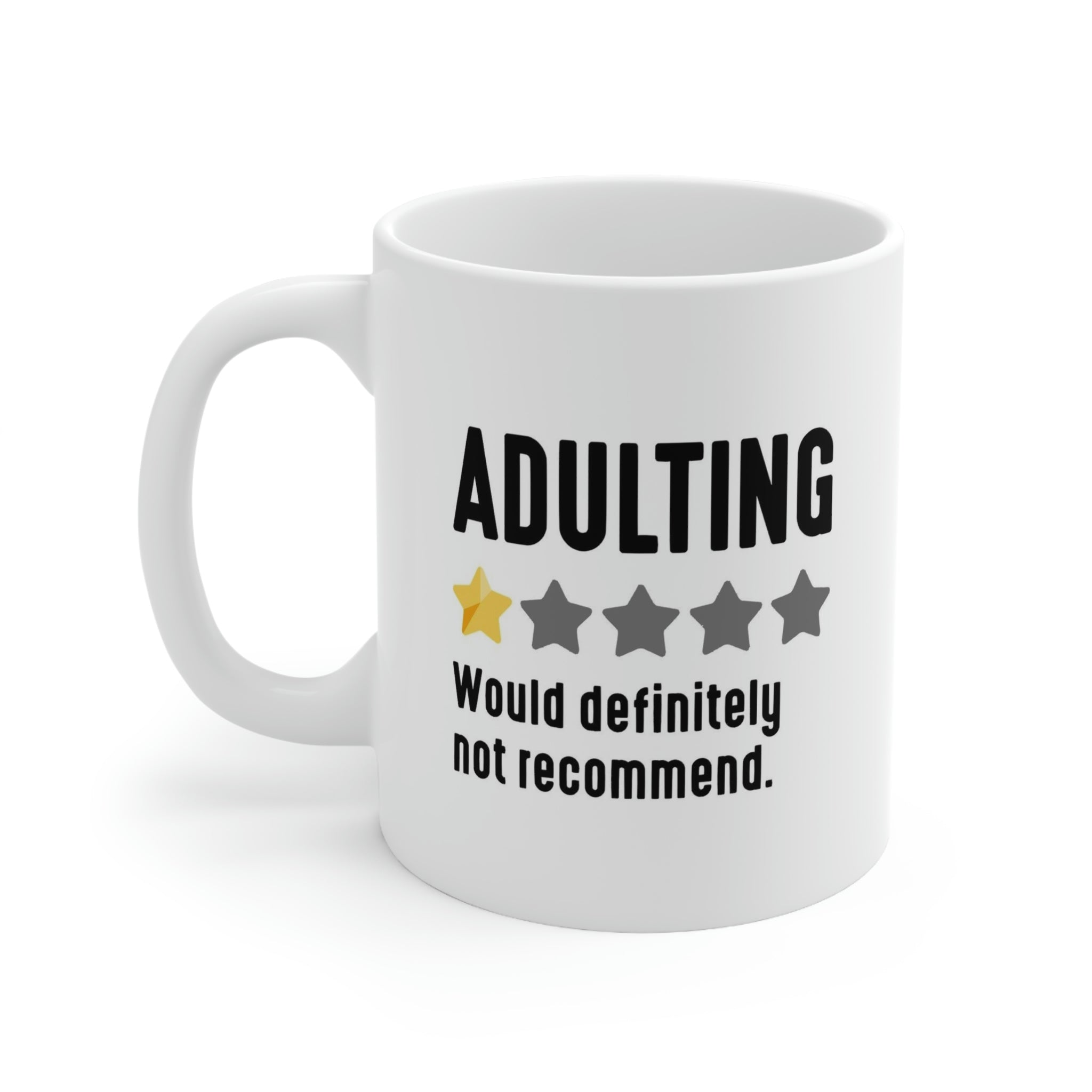 Adulting Review Mug