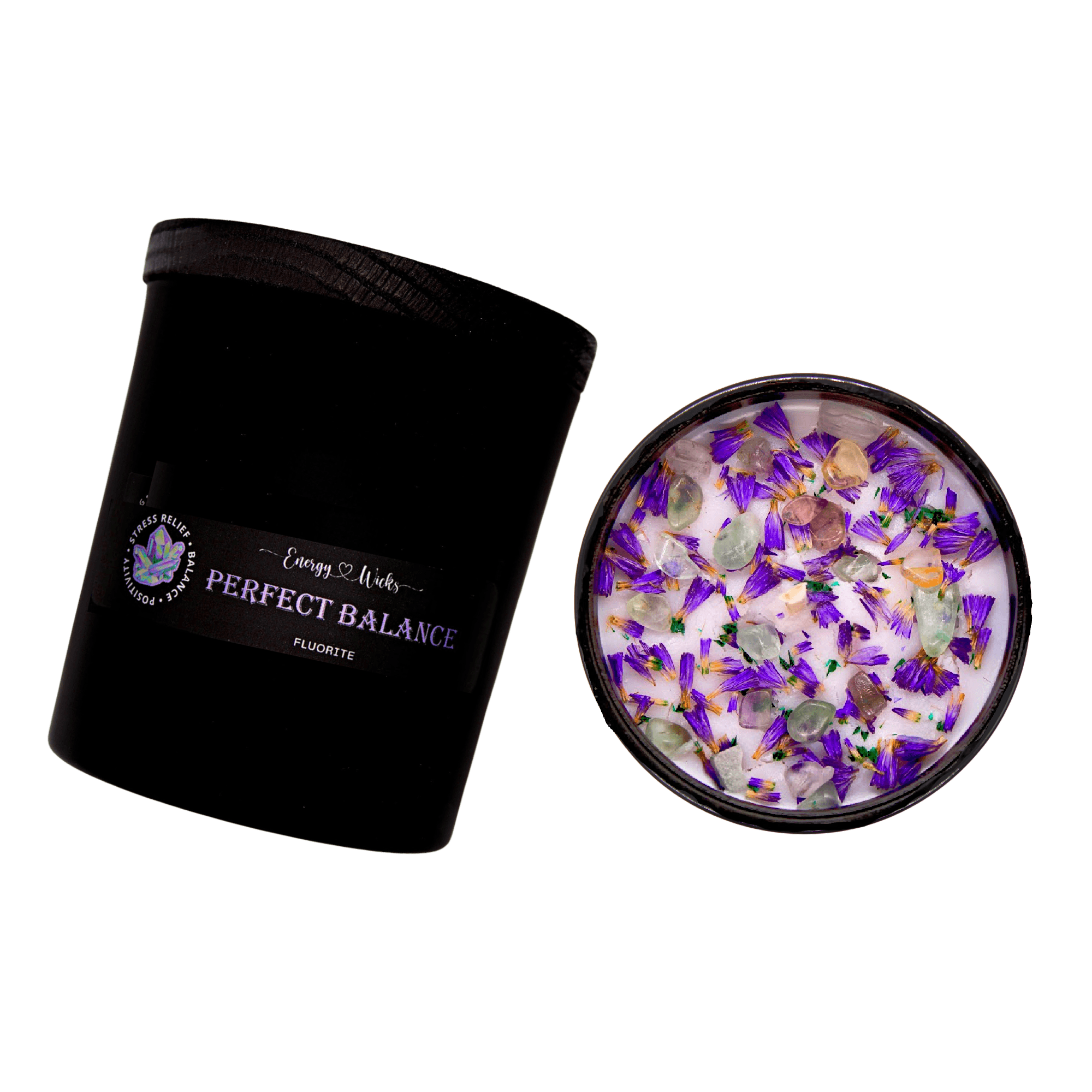 fluorite candle- Energy Wicks