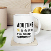 Adulting Review Mug