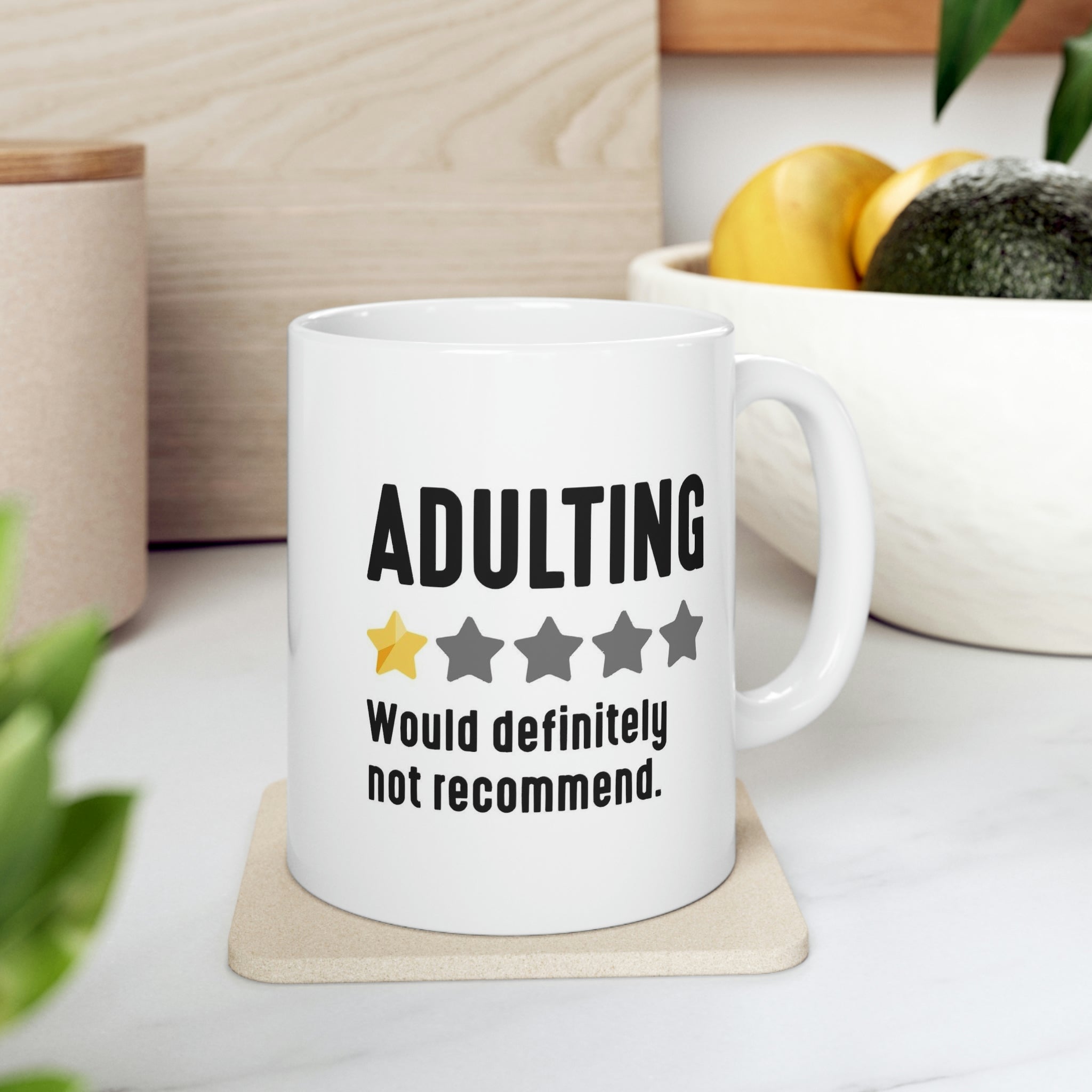 Adulting Review Mug