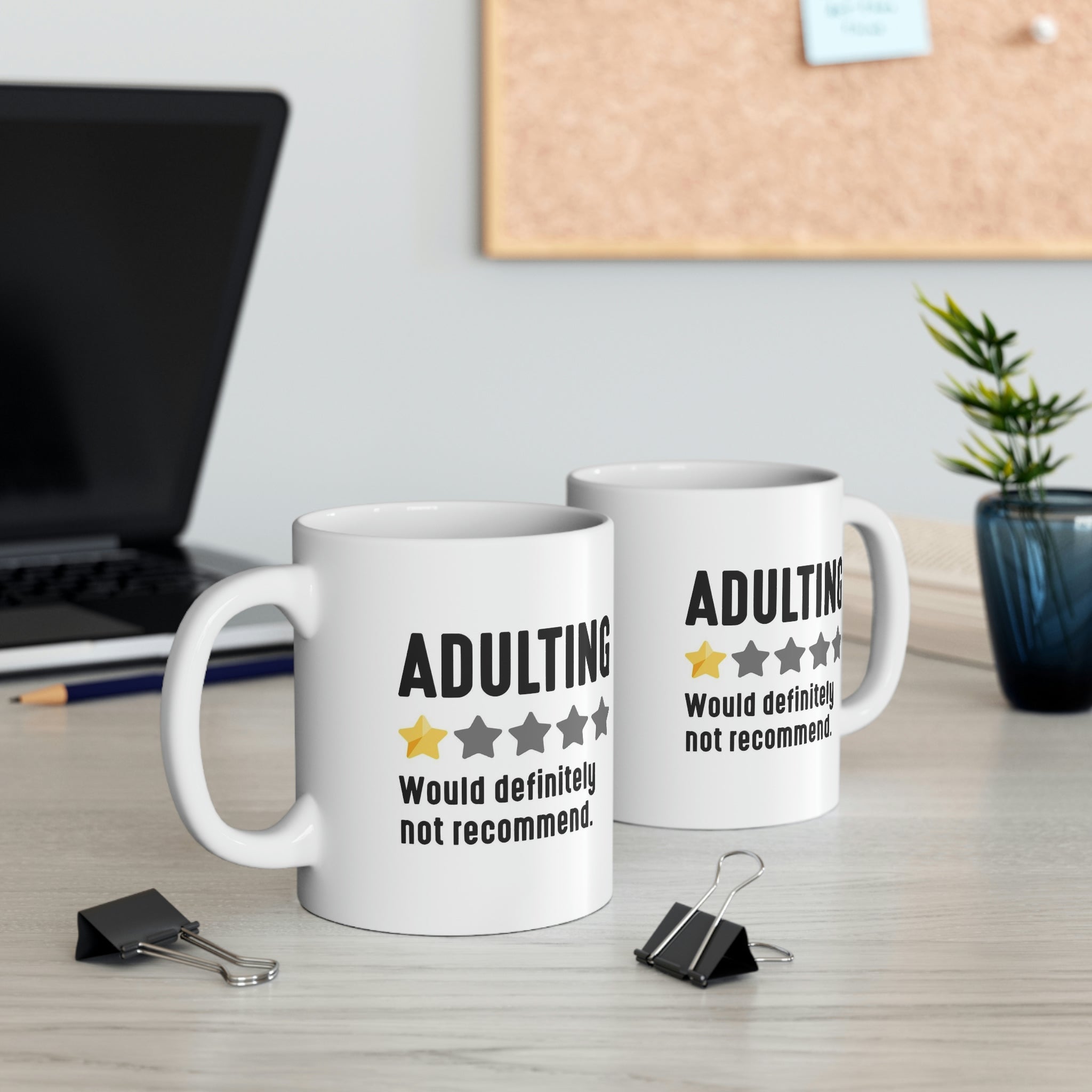 Adulting Review Mug