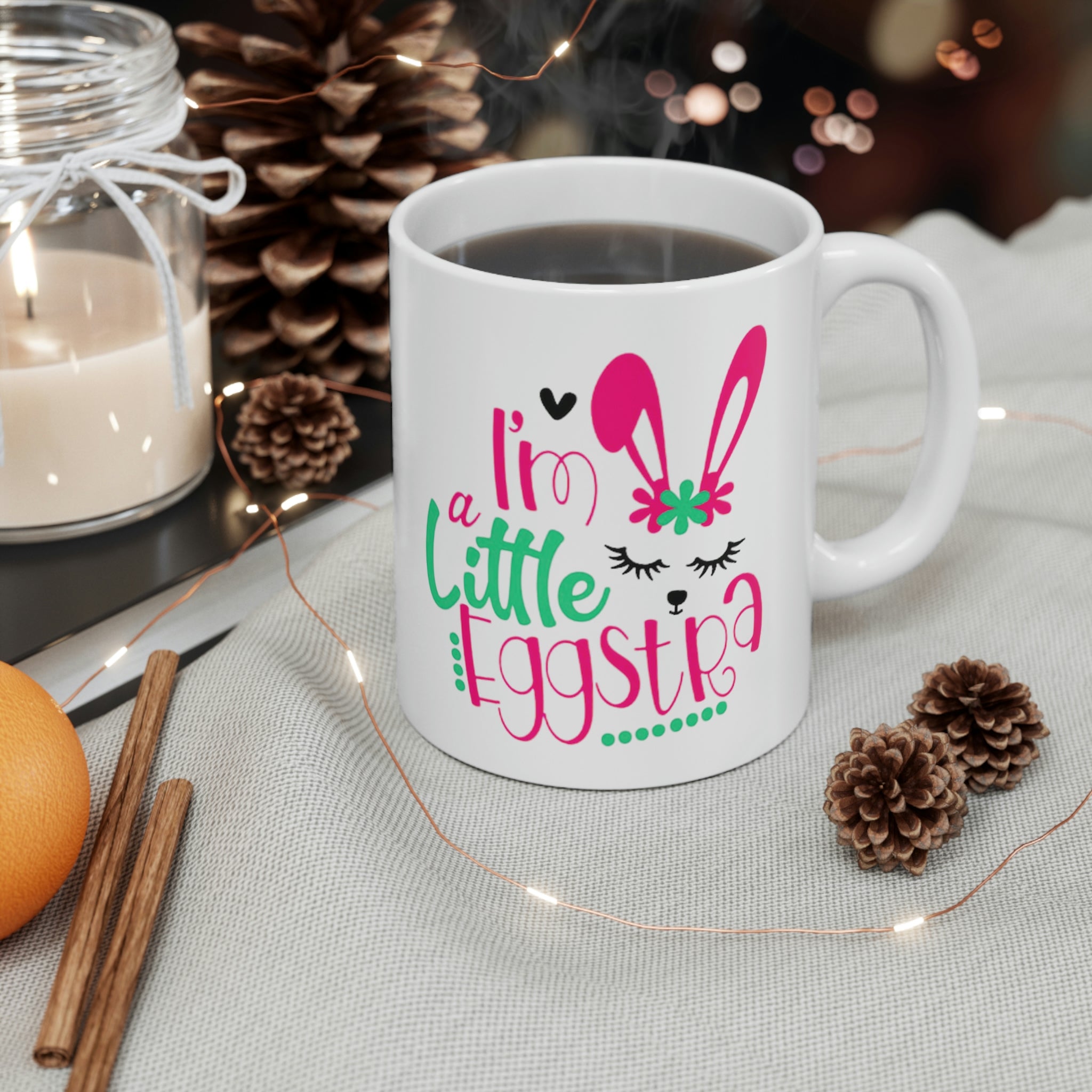 I'm A Little Eggstra Mug
