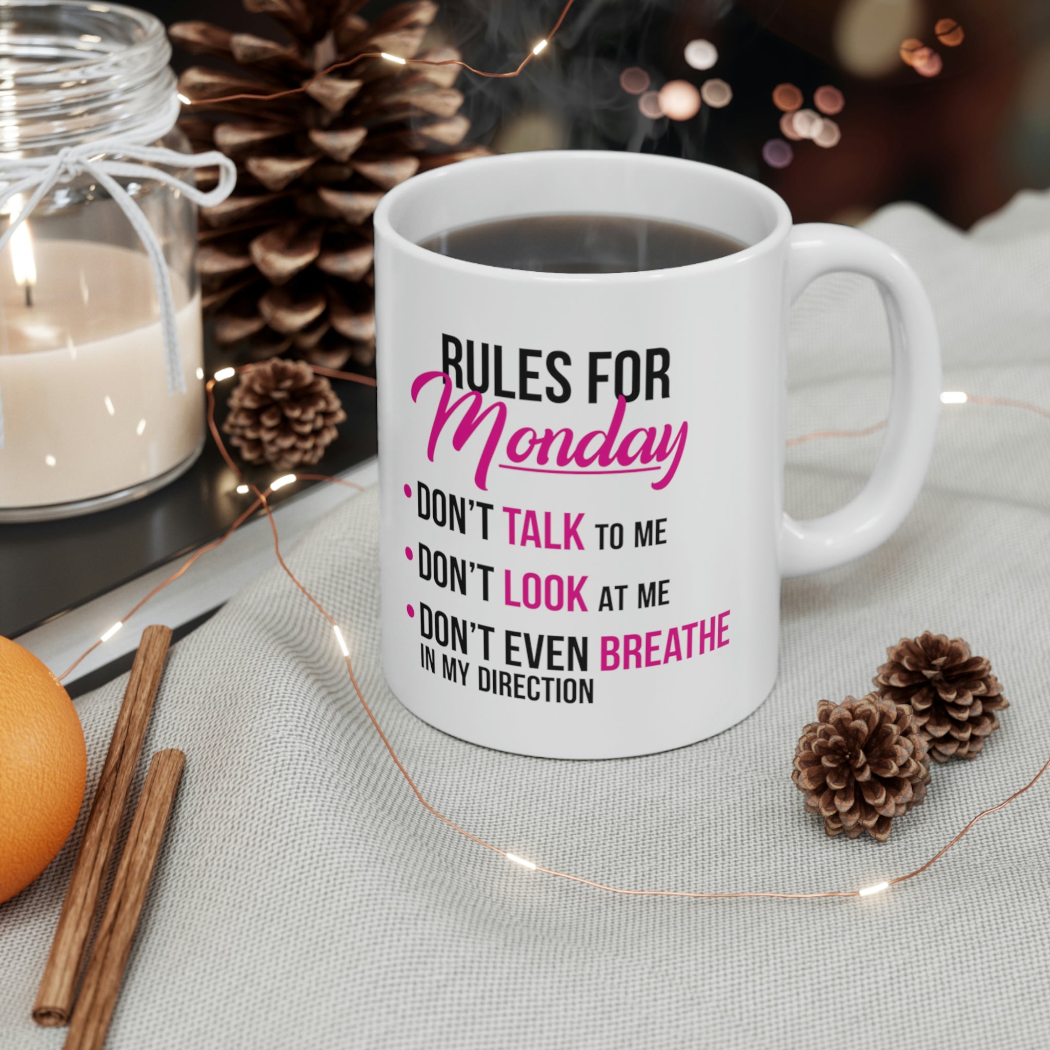 Rules For Monday Mug