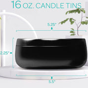16oz Tin Candle - Energy Wicks