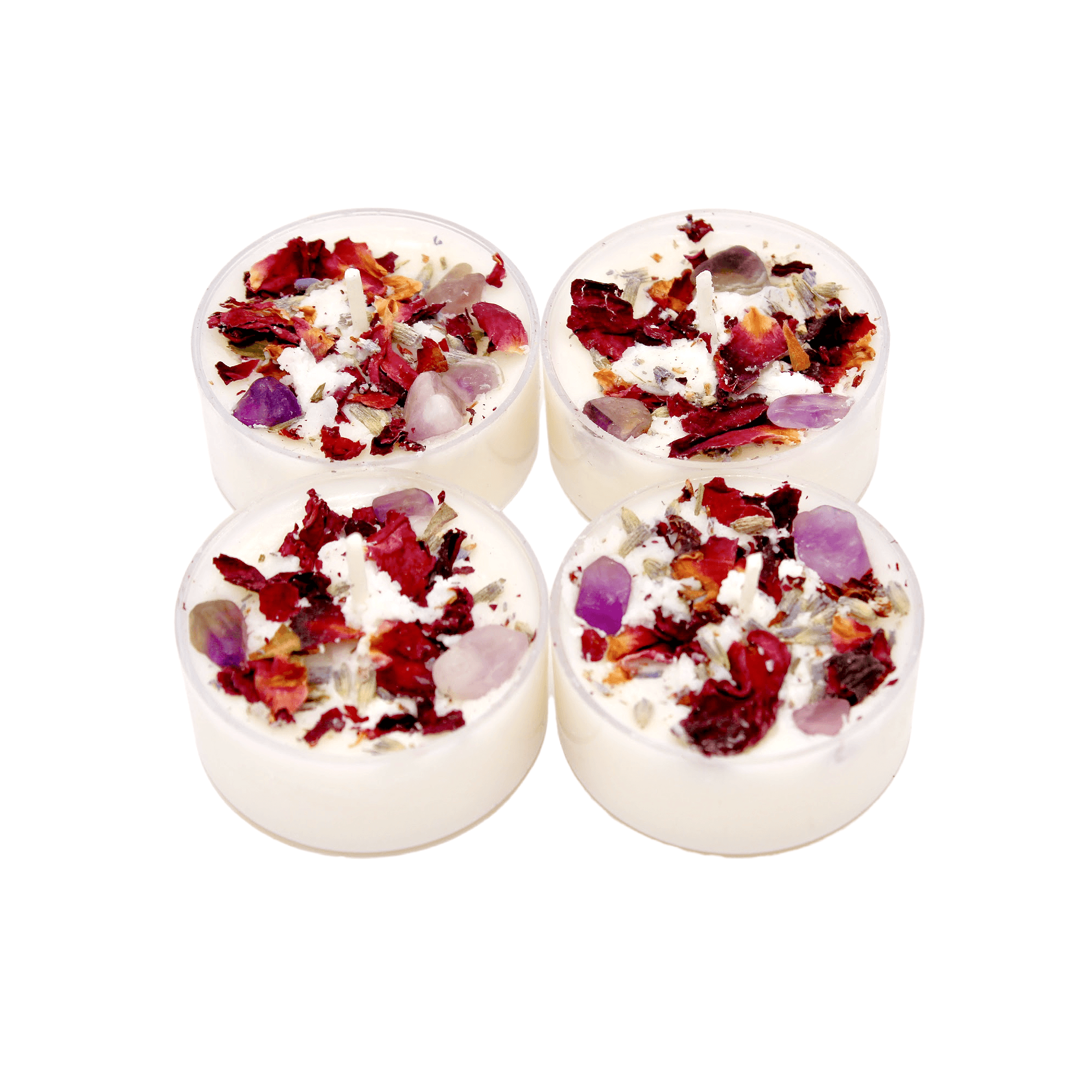 Amethyst Tea Lights - Energy Wicks
