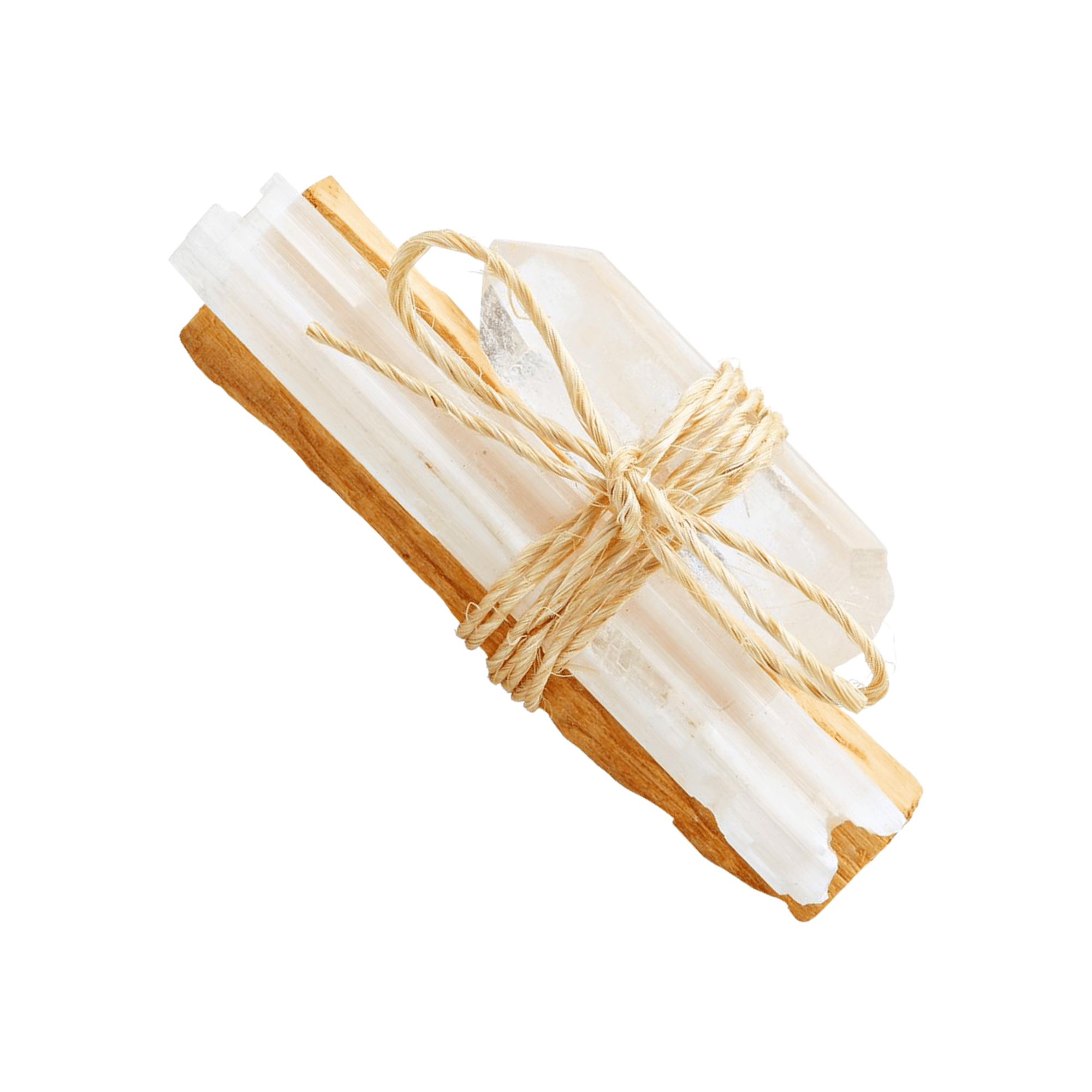Clear Quartz Palo Santo Bundle