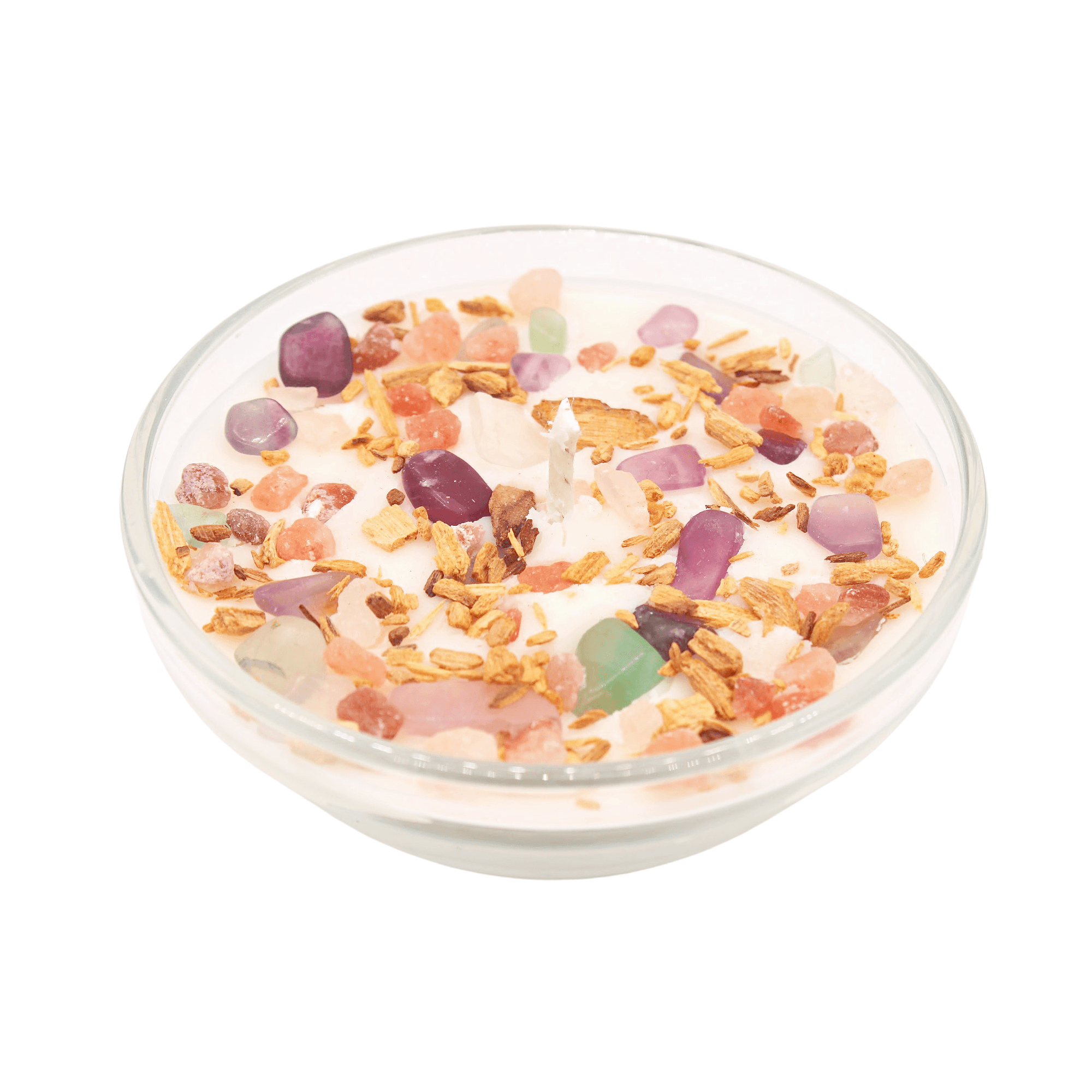 BIRTHDAY CANDLE WITH CRYSTALS - Energy Wicks