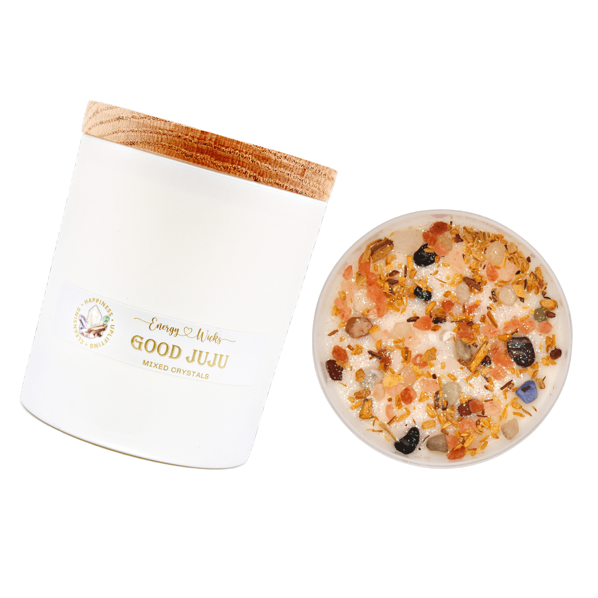 Good Juju Crystal Candle - Energy Wicks