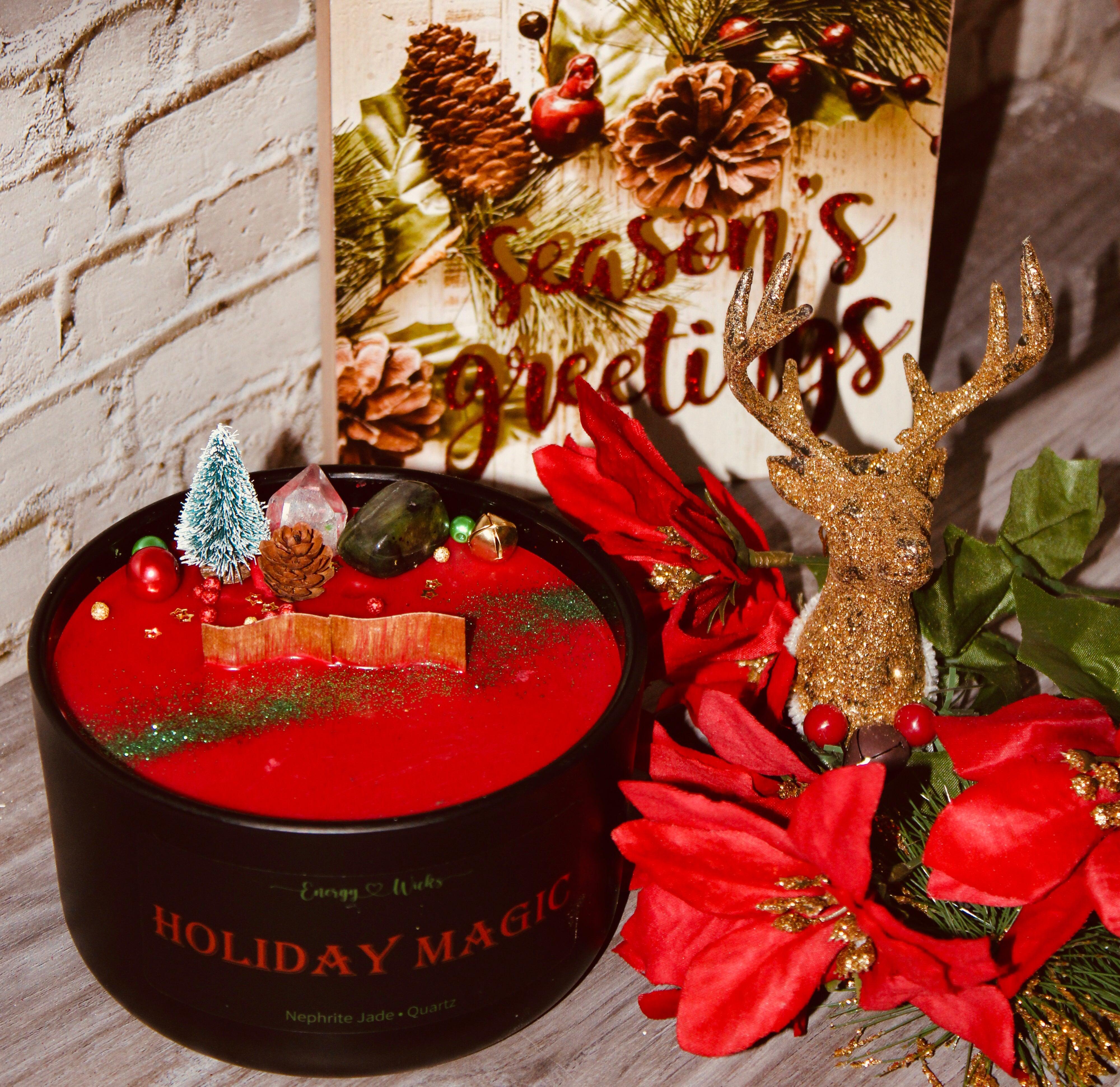 HOLIDAY MAGIC BONFIRE CANDLE - Energy Wicks
