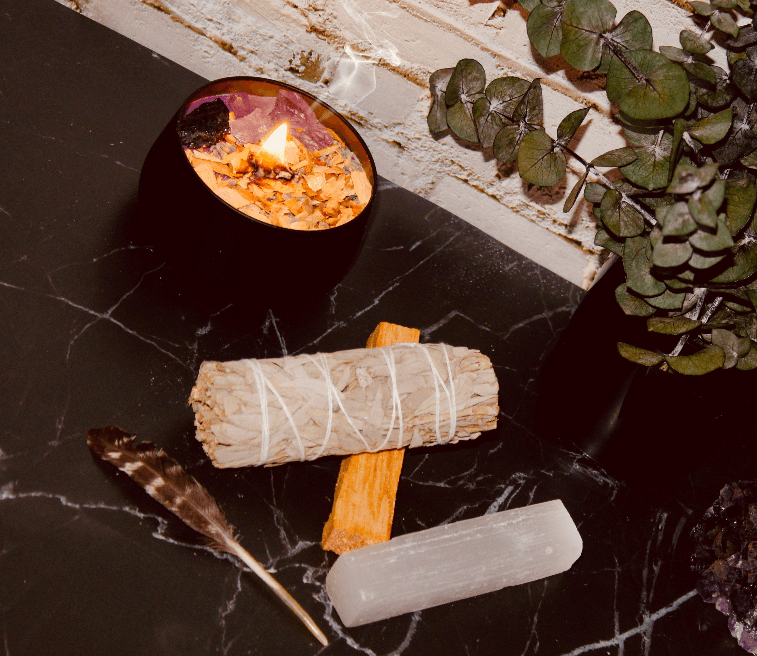 CLEANSING SMUDGE KIT - Energy Wicks