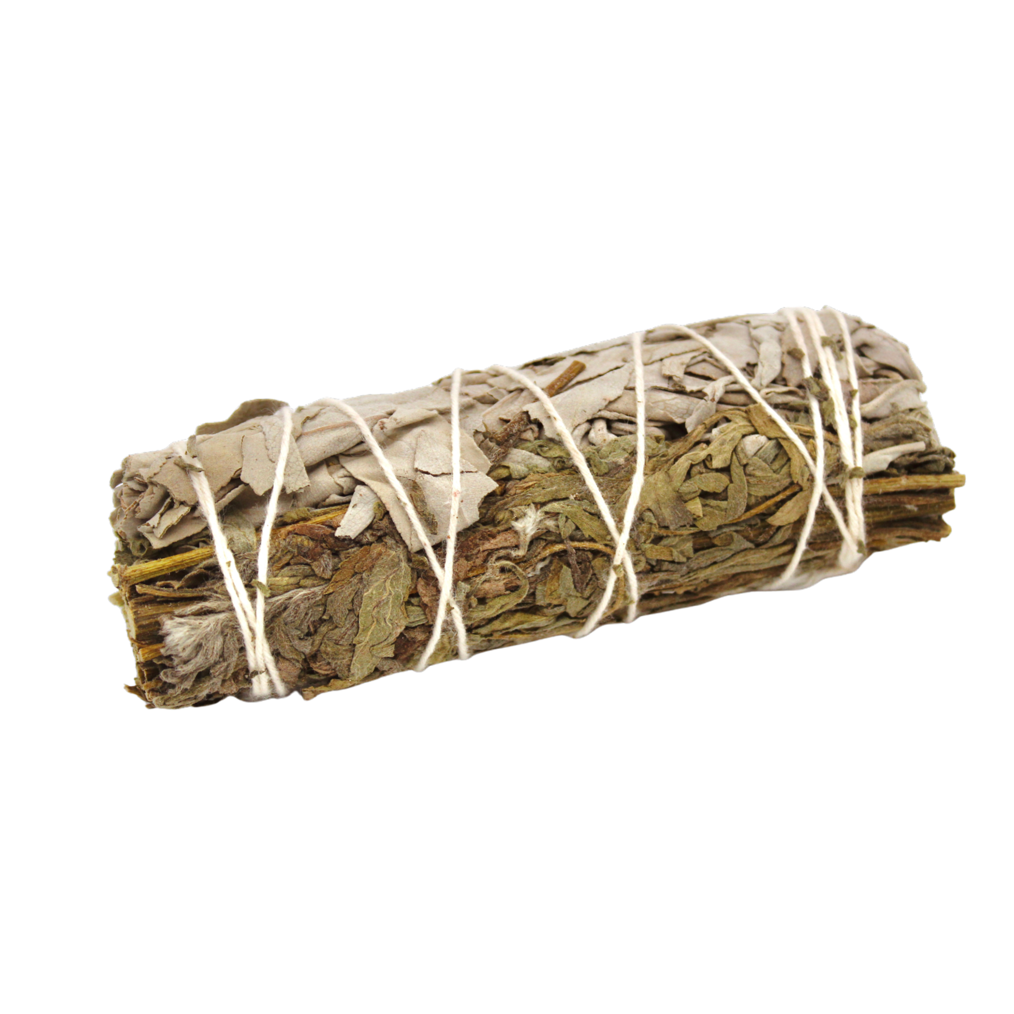 Mugwort & white sage smudge stick - Energy Wicks
