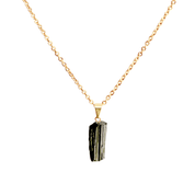 BLACK TOURMALINE PENDANT NECKLACE - Energy Wicks