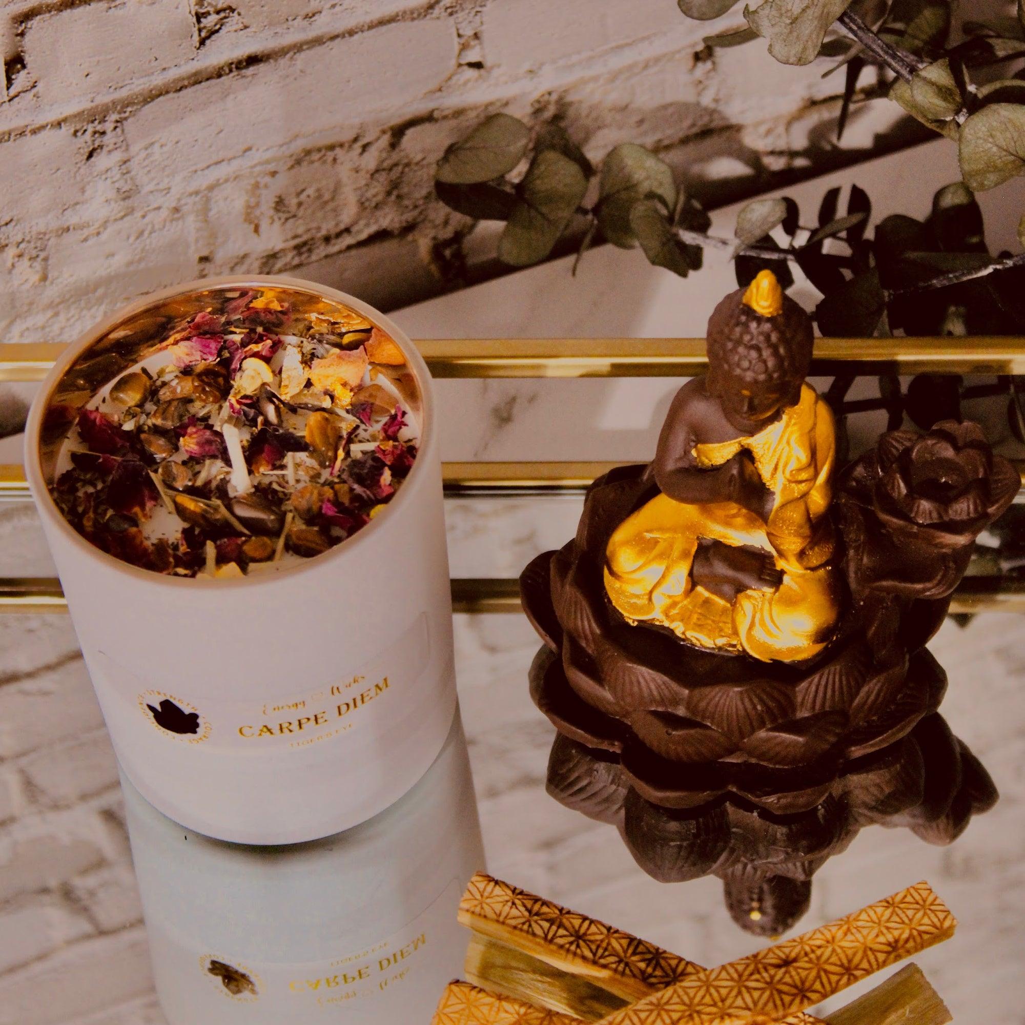 Tiger's Eye Candle - Energy Wicks