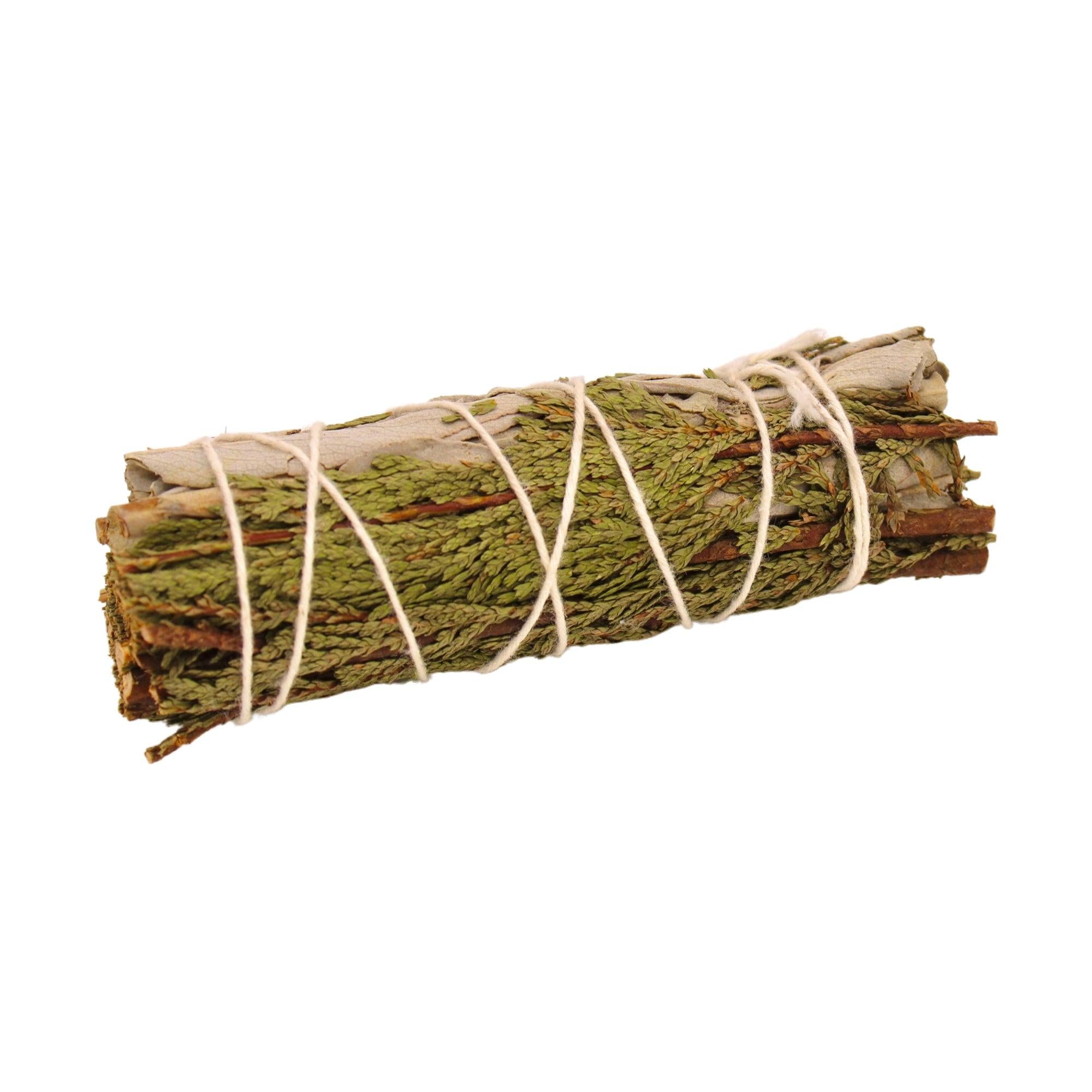 White Sage & Cedar Smudge Stick