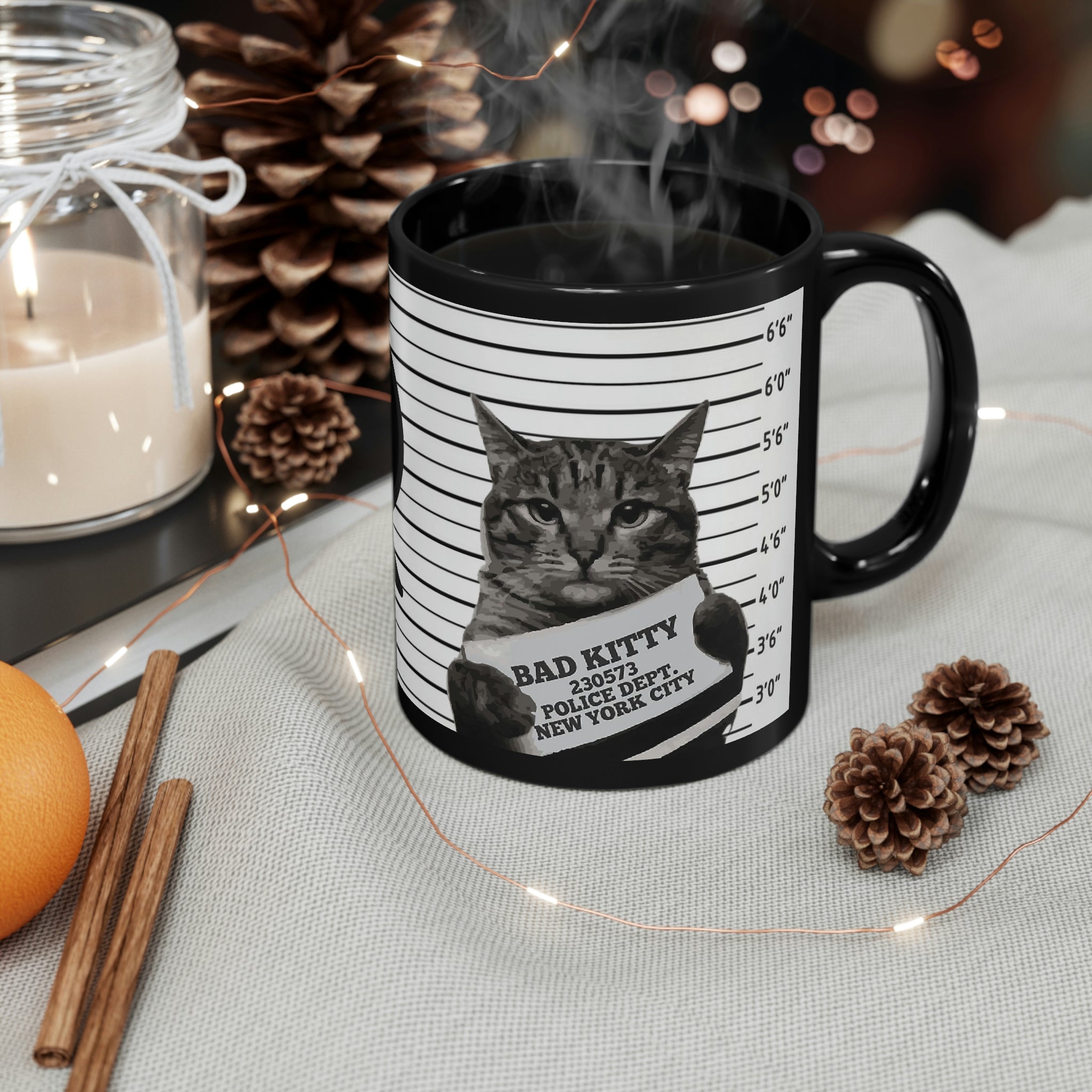 Cat Mugshot Mug