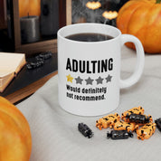Adulting Review Mug