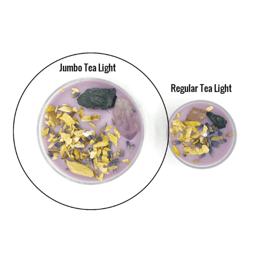 LETTING GO JUMBO TEA LIGHT - Energy Wicks