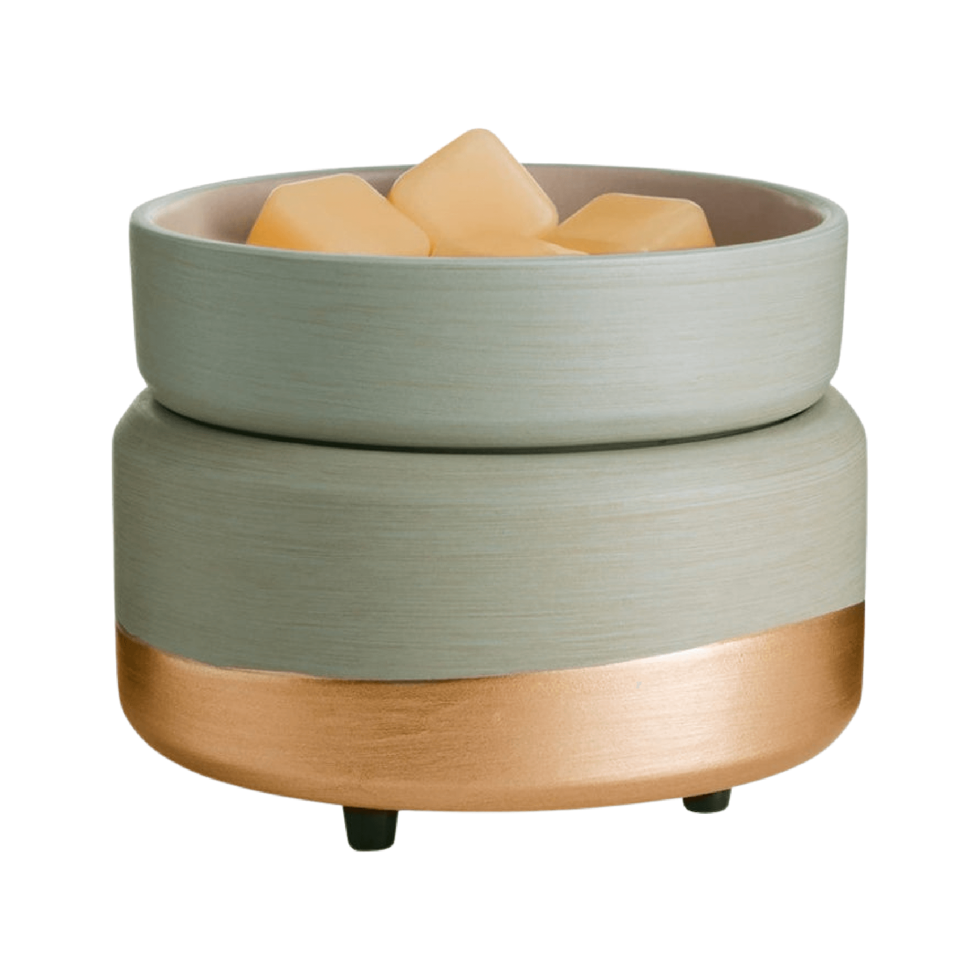 GOLD ACCENTED WAX MELT WARMER - Energy Wicks