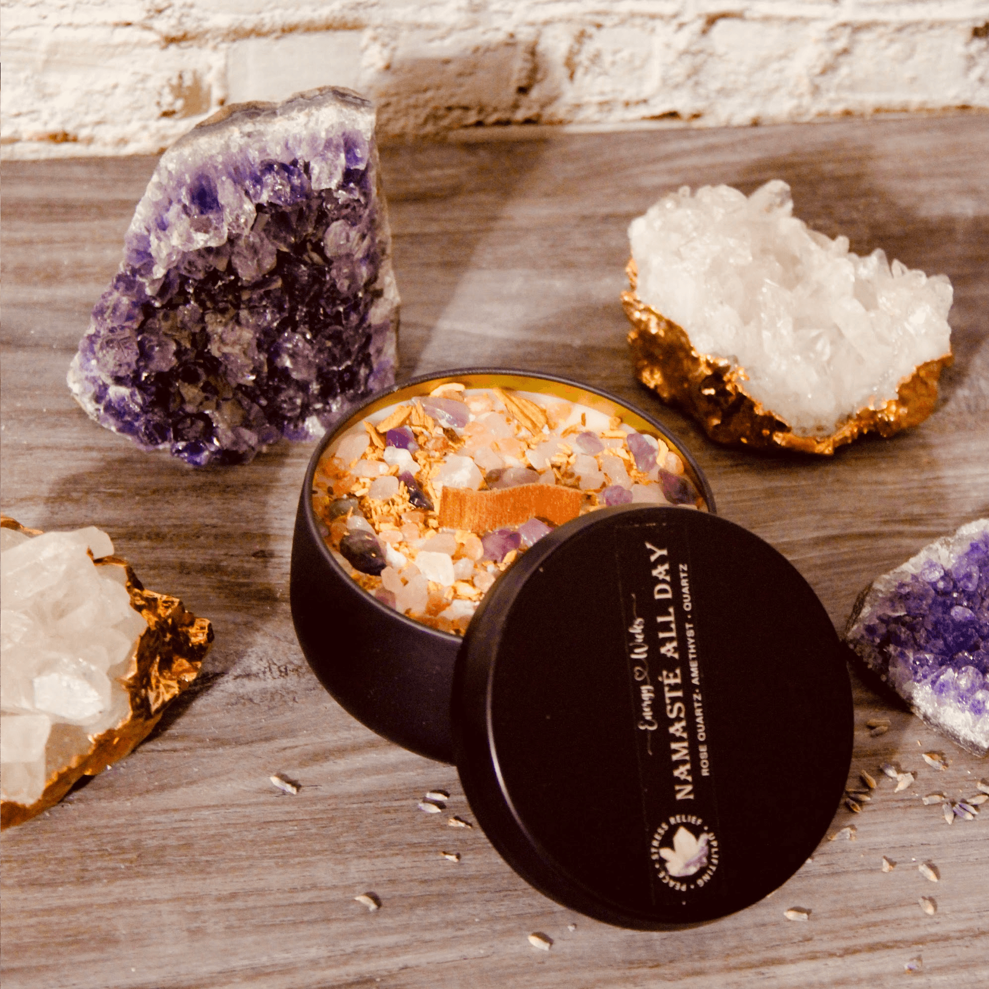 NAMASTE BONFIRE TIN - Energy Wicks
