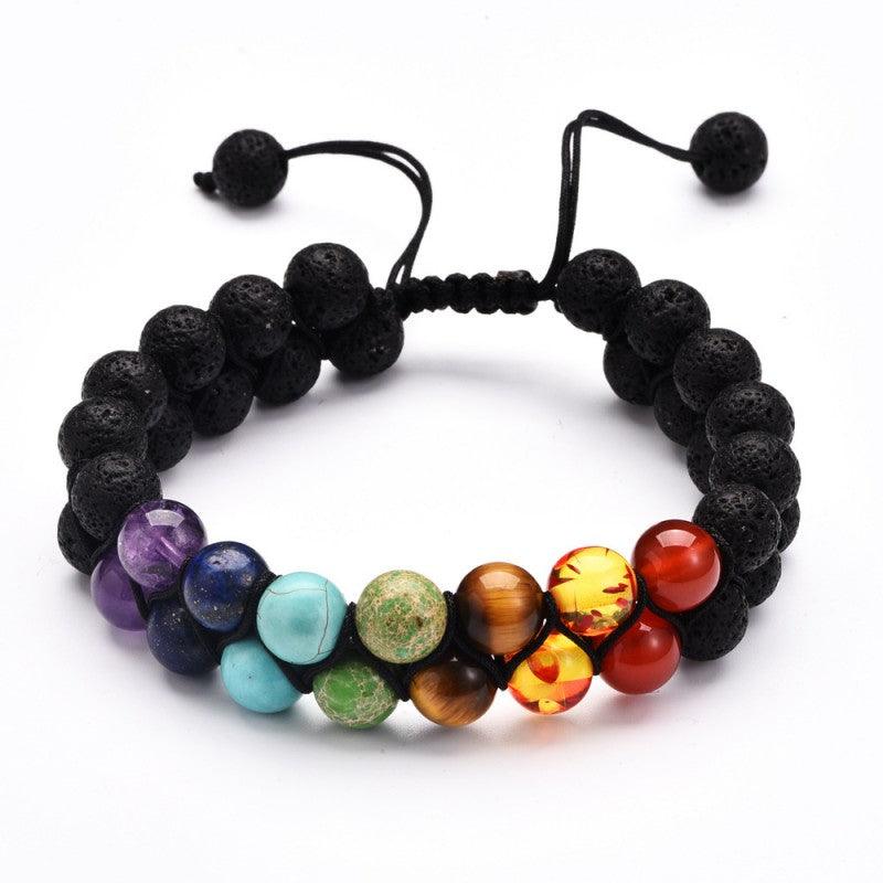 LAVA STONE CHAKRA BRACELET - Energy Wicks