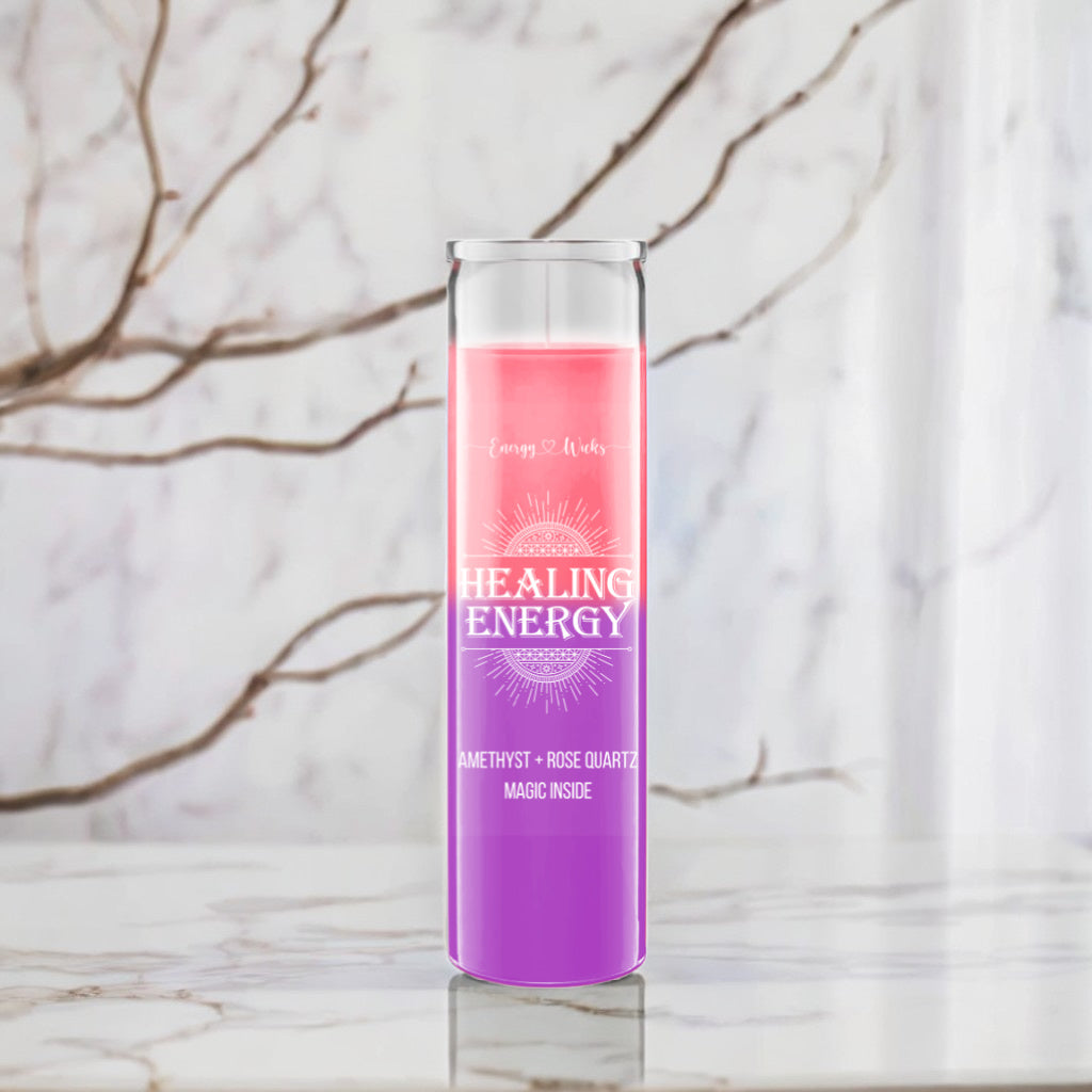 Healing Energy Prayer Candle