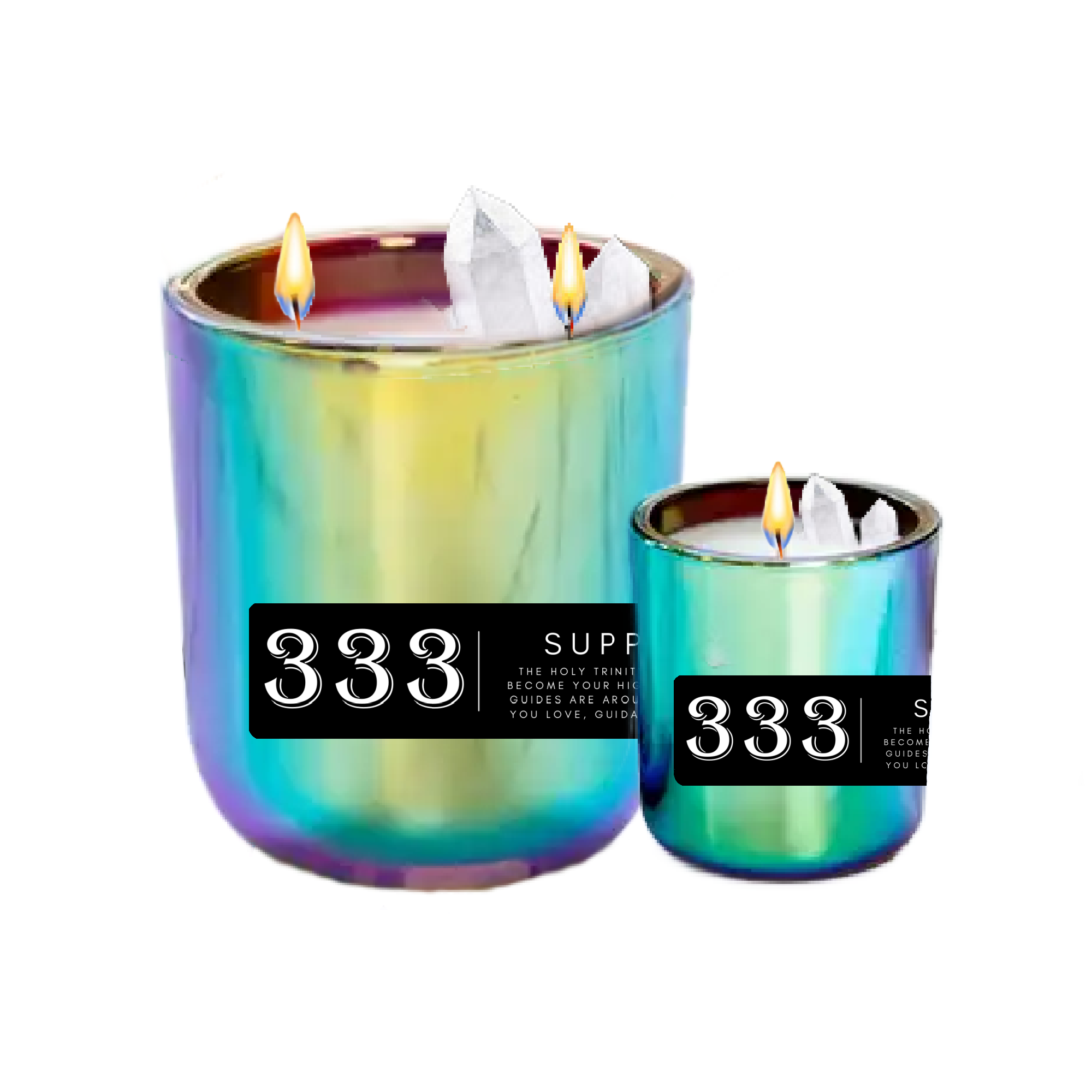 333 Angel Number Candle (Support)