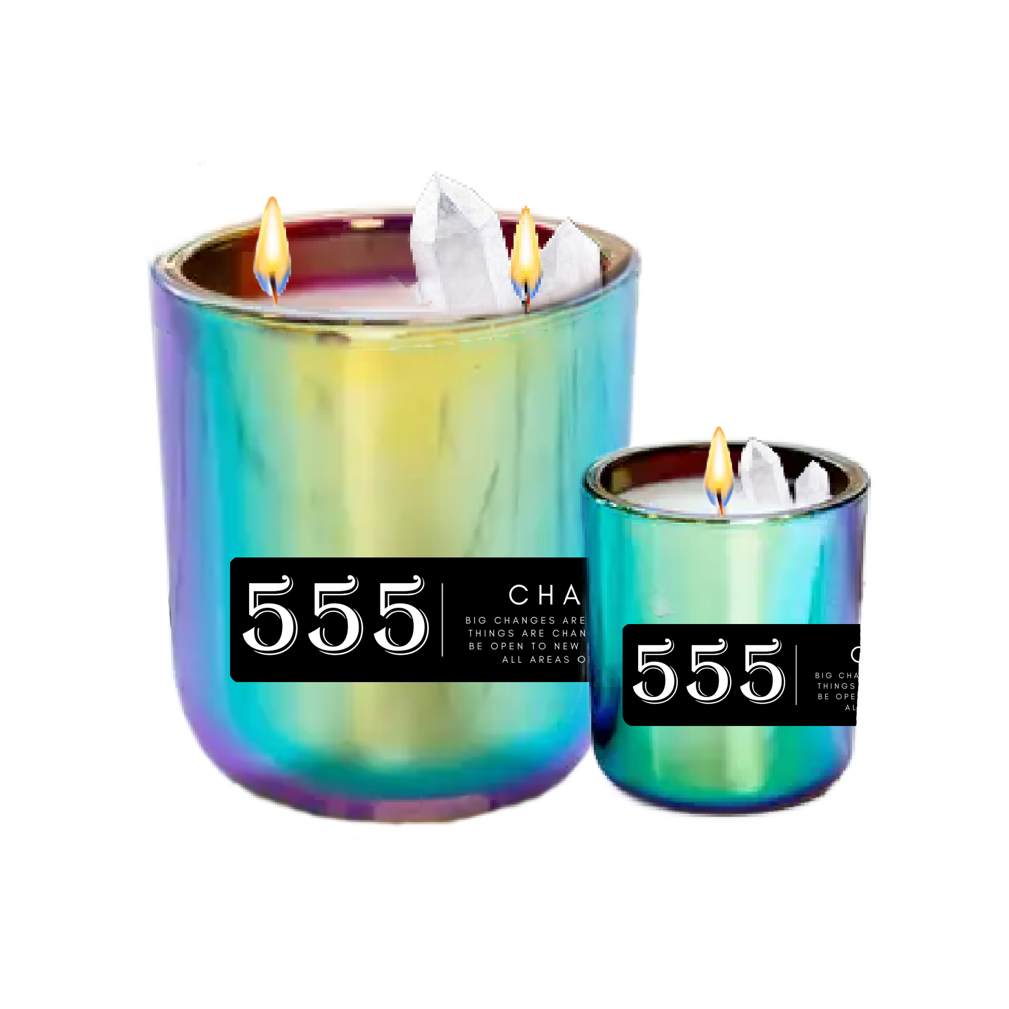 555 Angel Number Candle (Change)