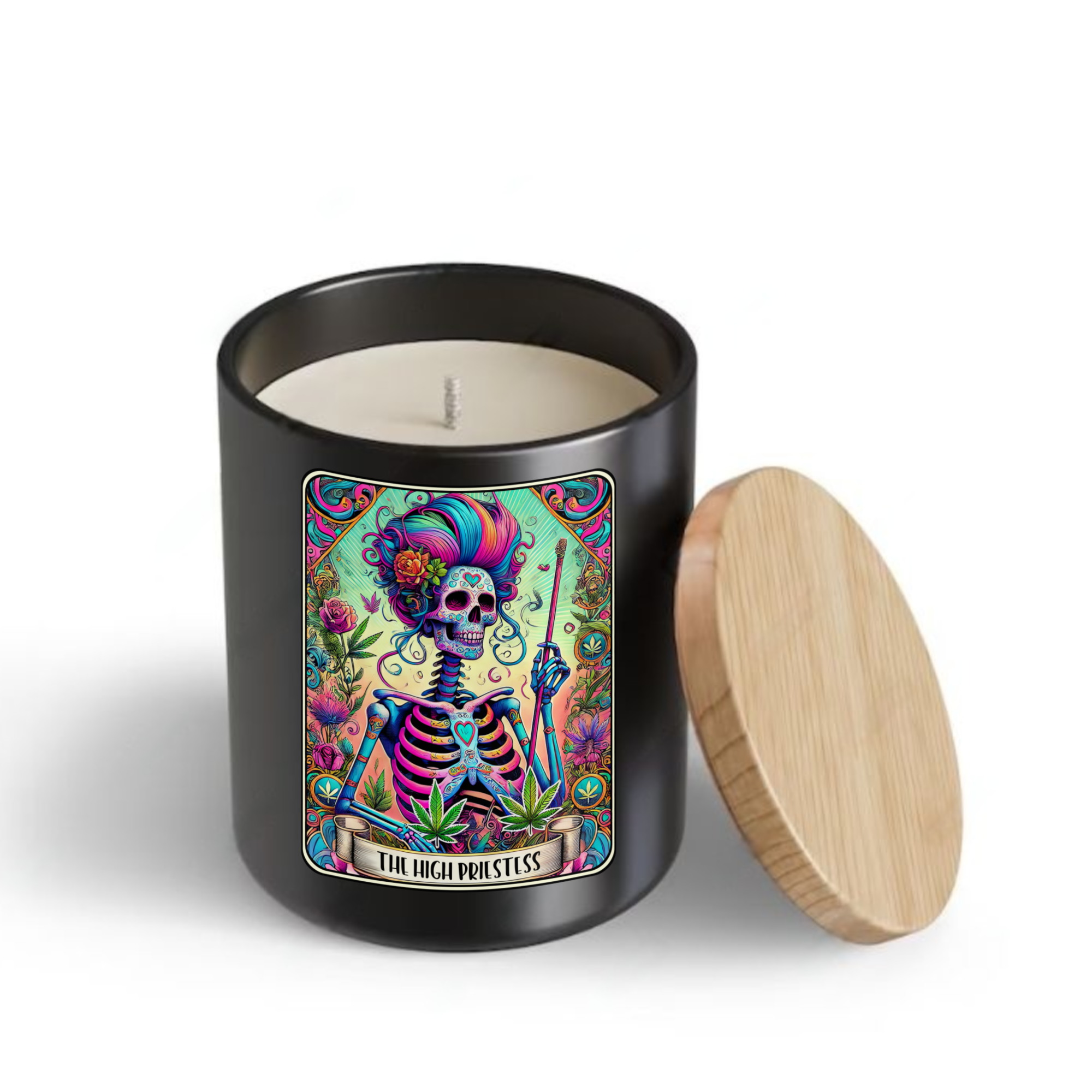 The High Priestess Tarot Candle