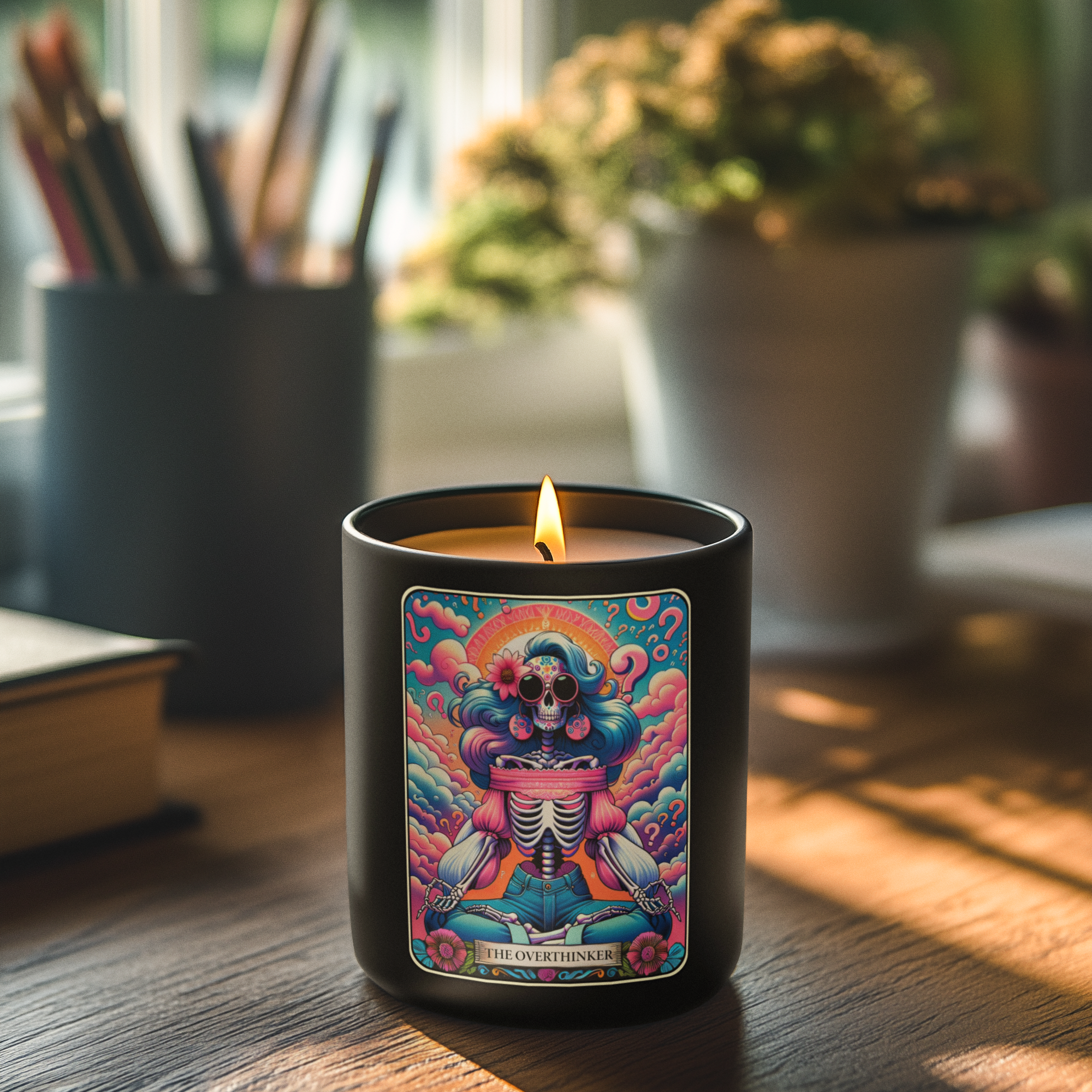 The Overthinker Tarot Candle