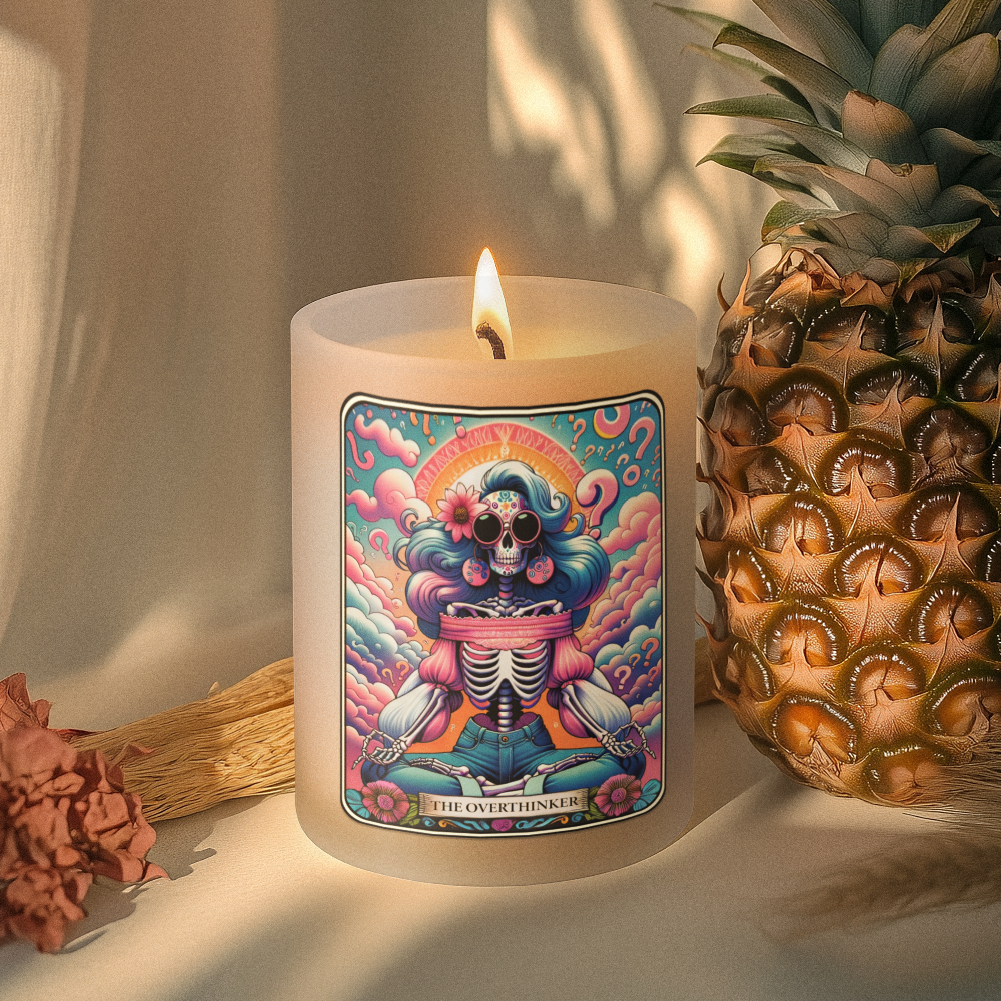 The Overthinker Tarot Candle