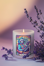 The Reader Tarot Candle