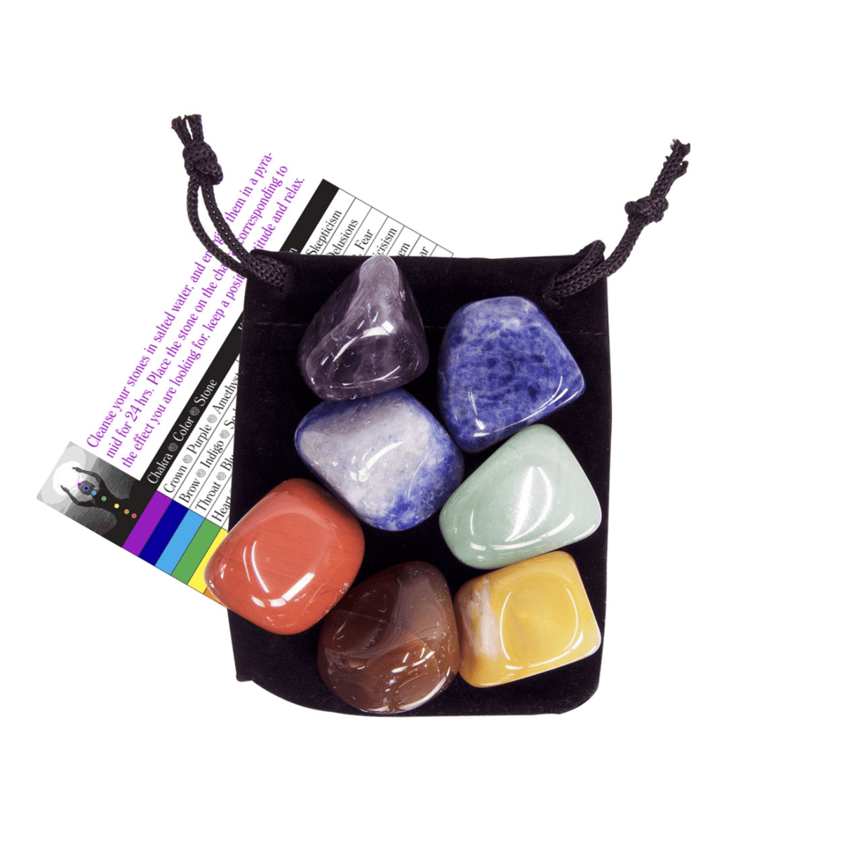 CHAKRA BALANCING CRYSTAL KIT - Energy Wicks