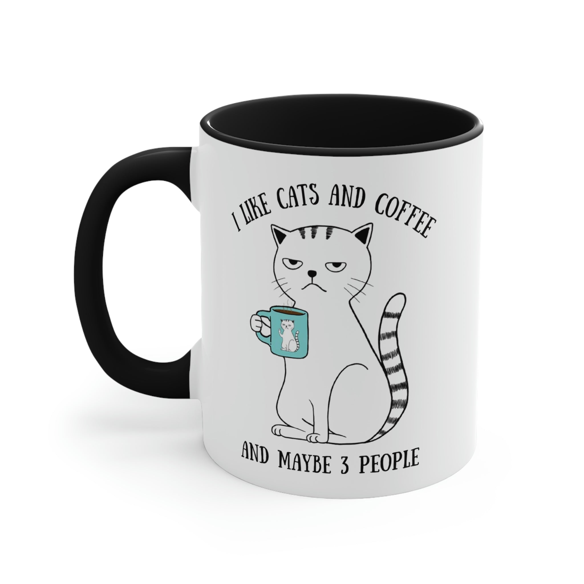 I Like Cats And Coffee Mug