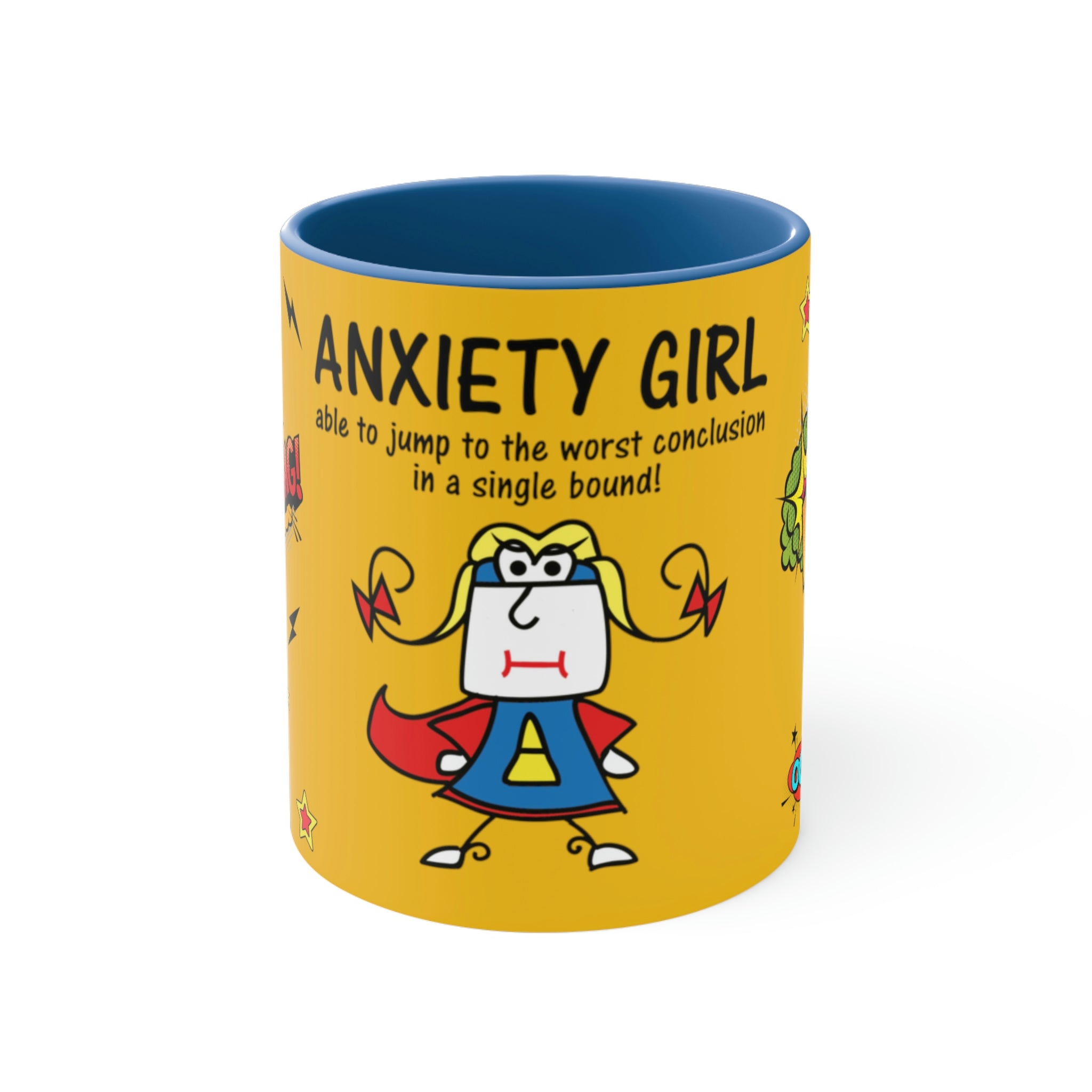 Anxiety Girl Funny Mug