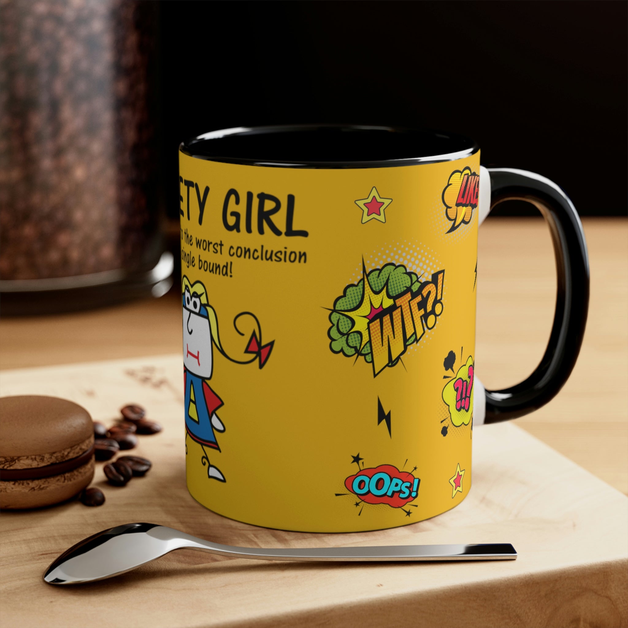 Anxiety Girl Funny Mug