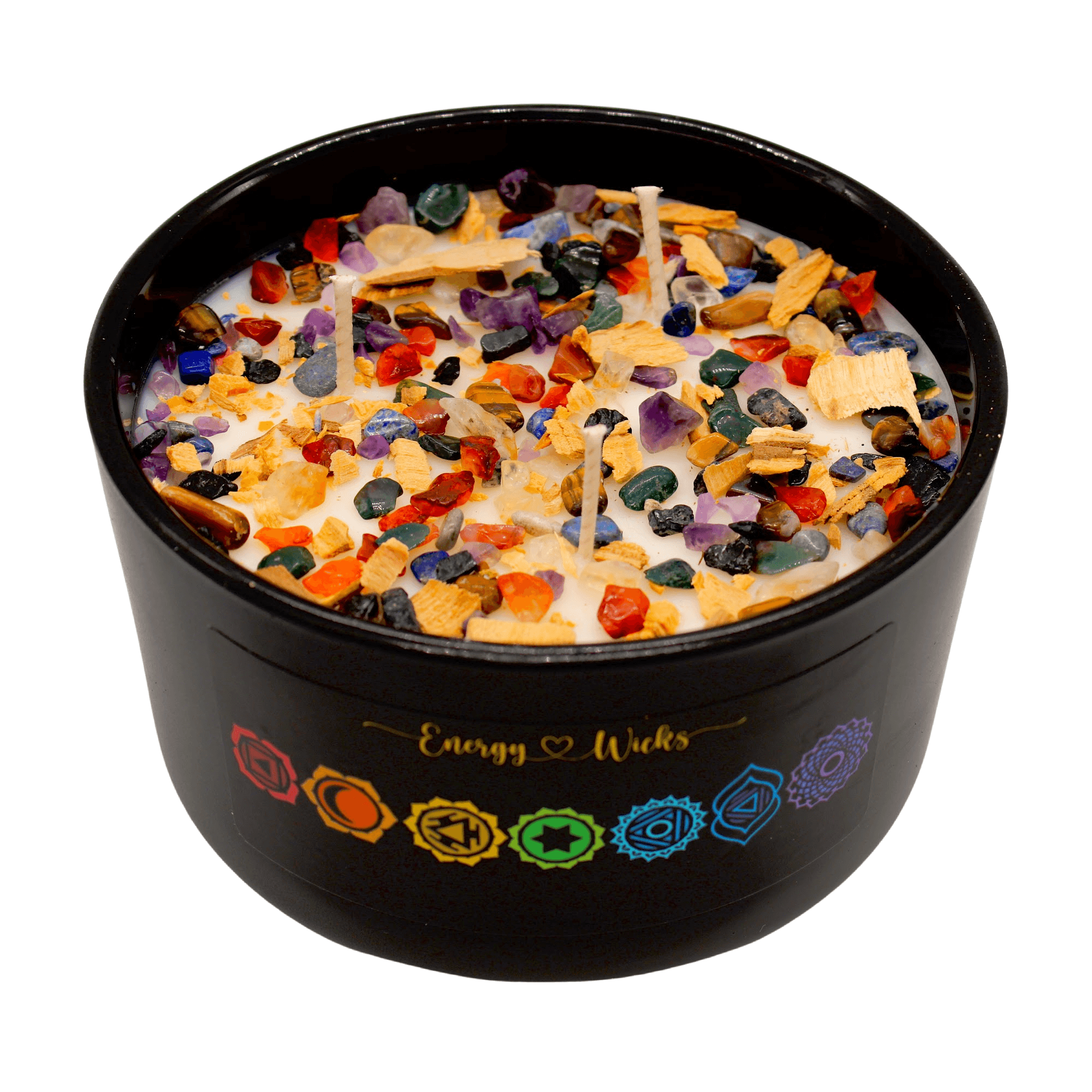 Crystal Chakra Candle - Energy Wicks