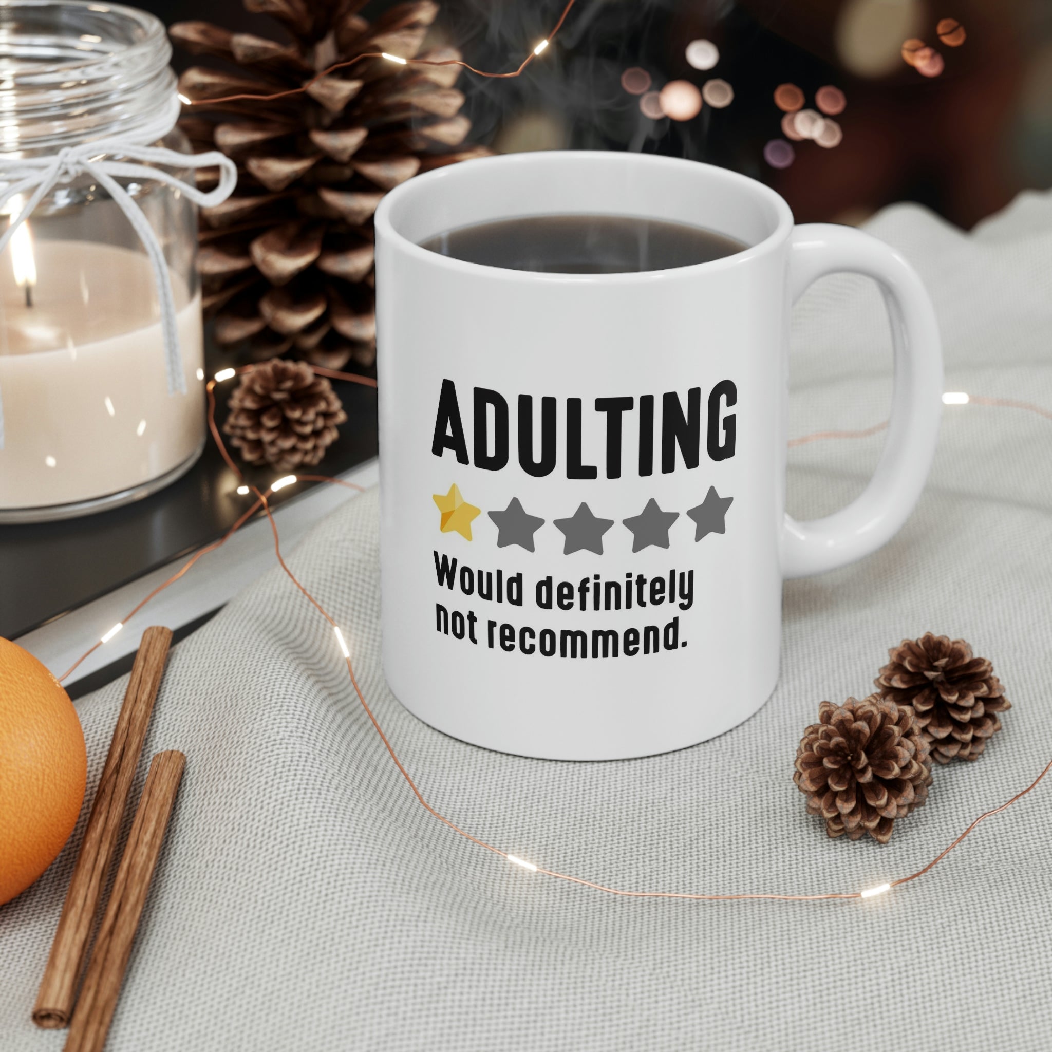Adulting Review Mug