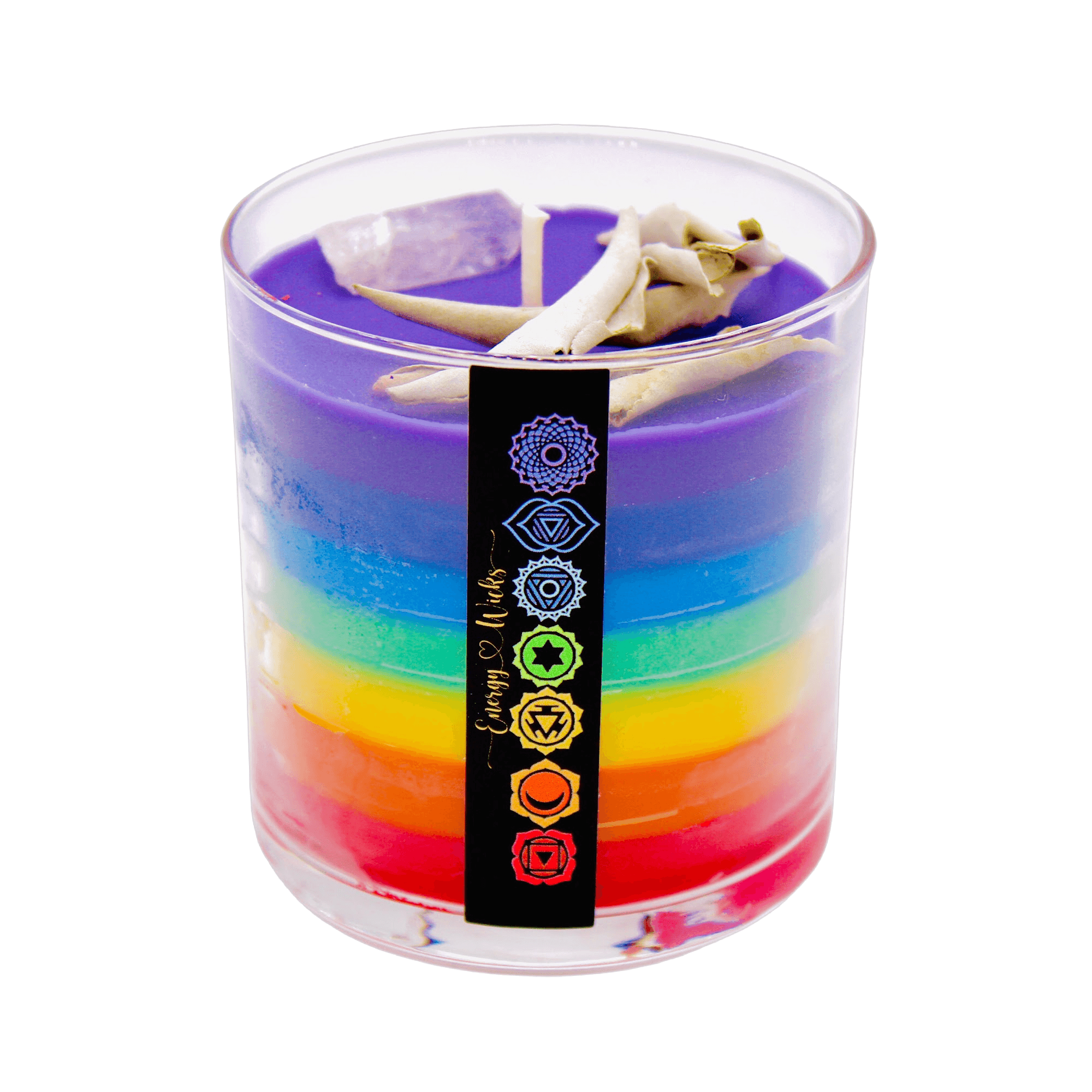 Layered Chakra Candle