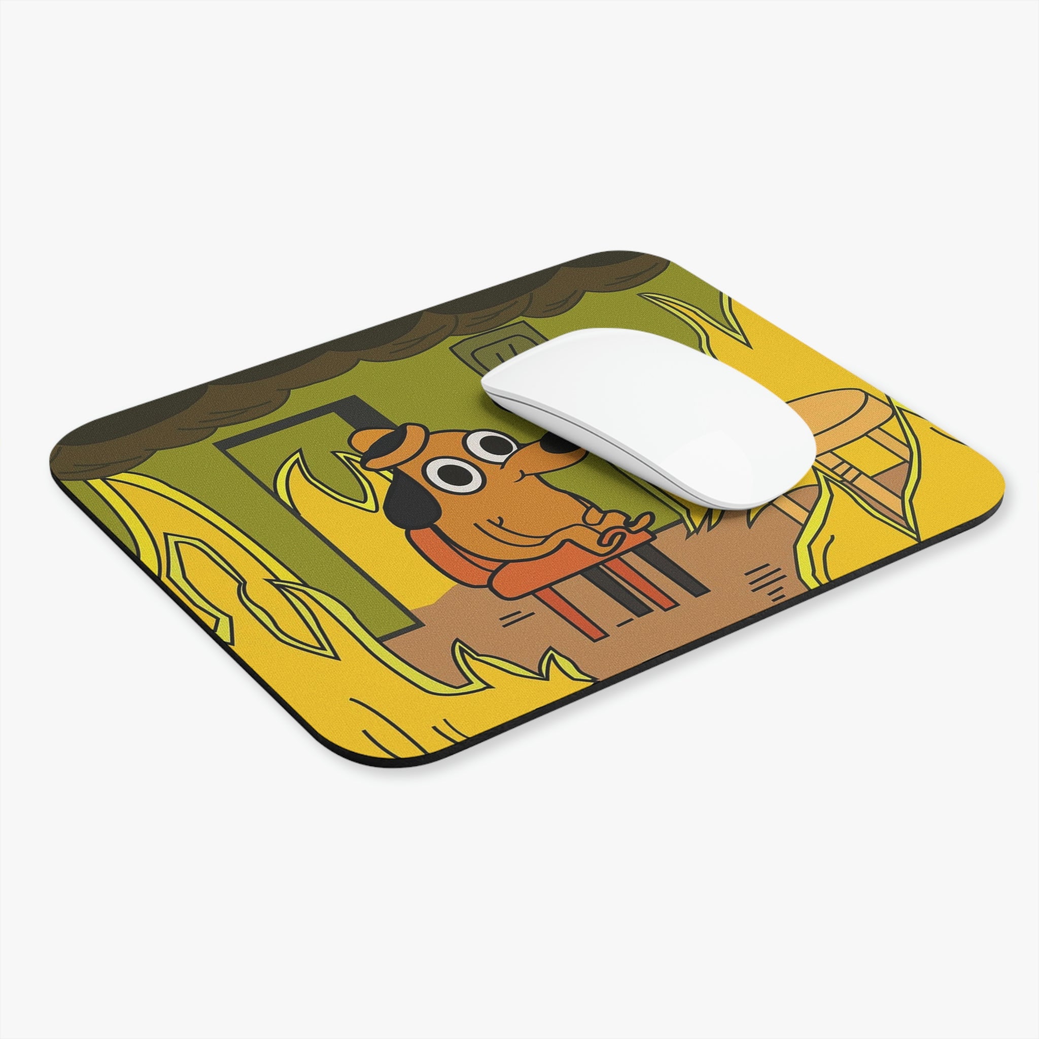 This Is Fine Mouse Pad