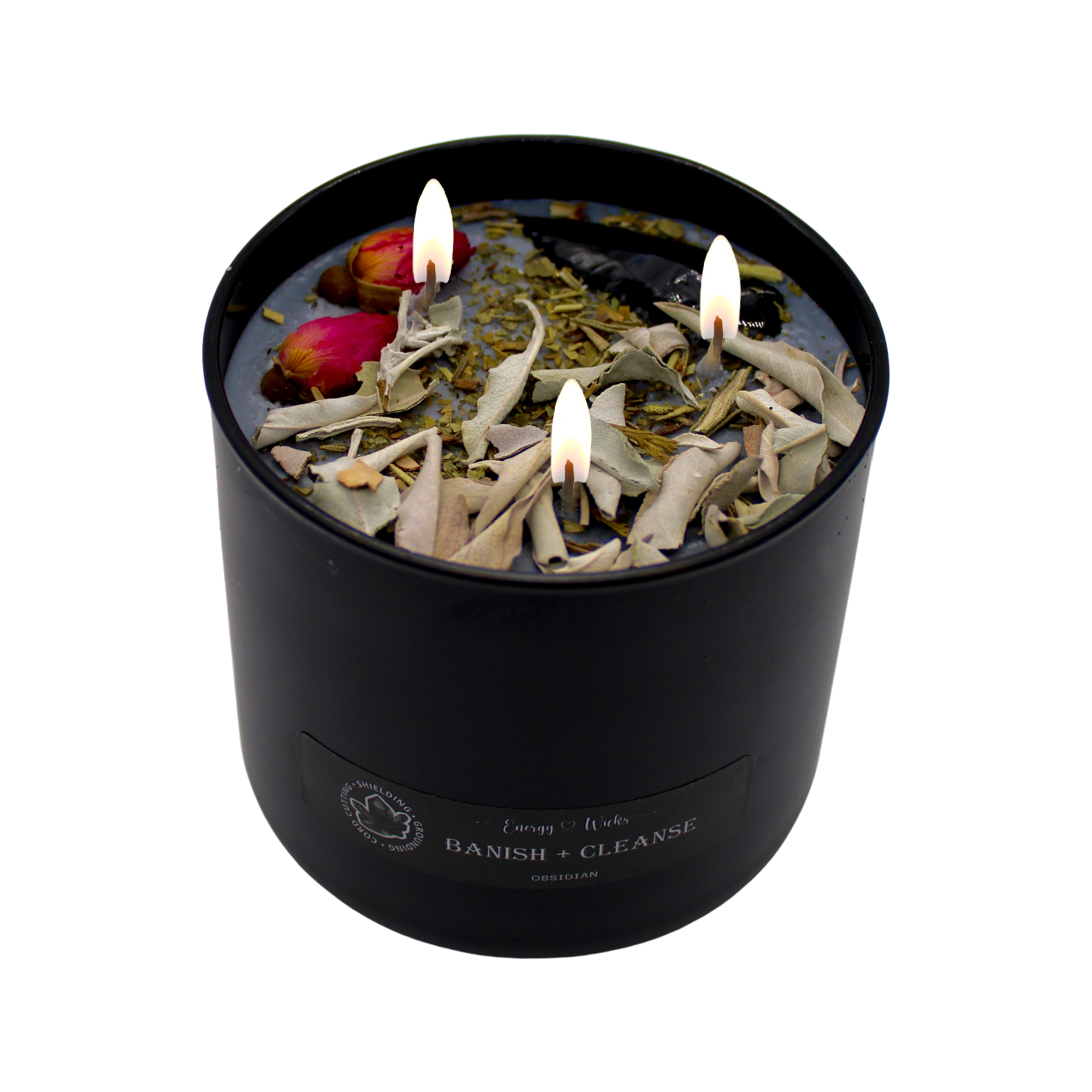 Banish and Cleanse 3 Wick Candle - Energy Wicks