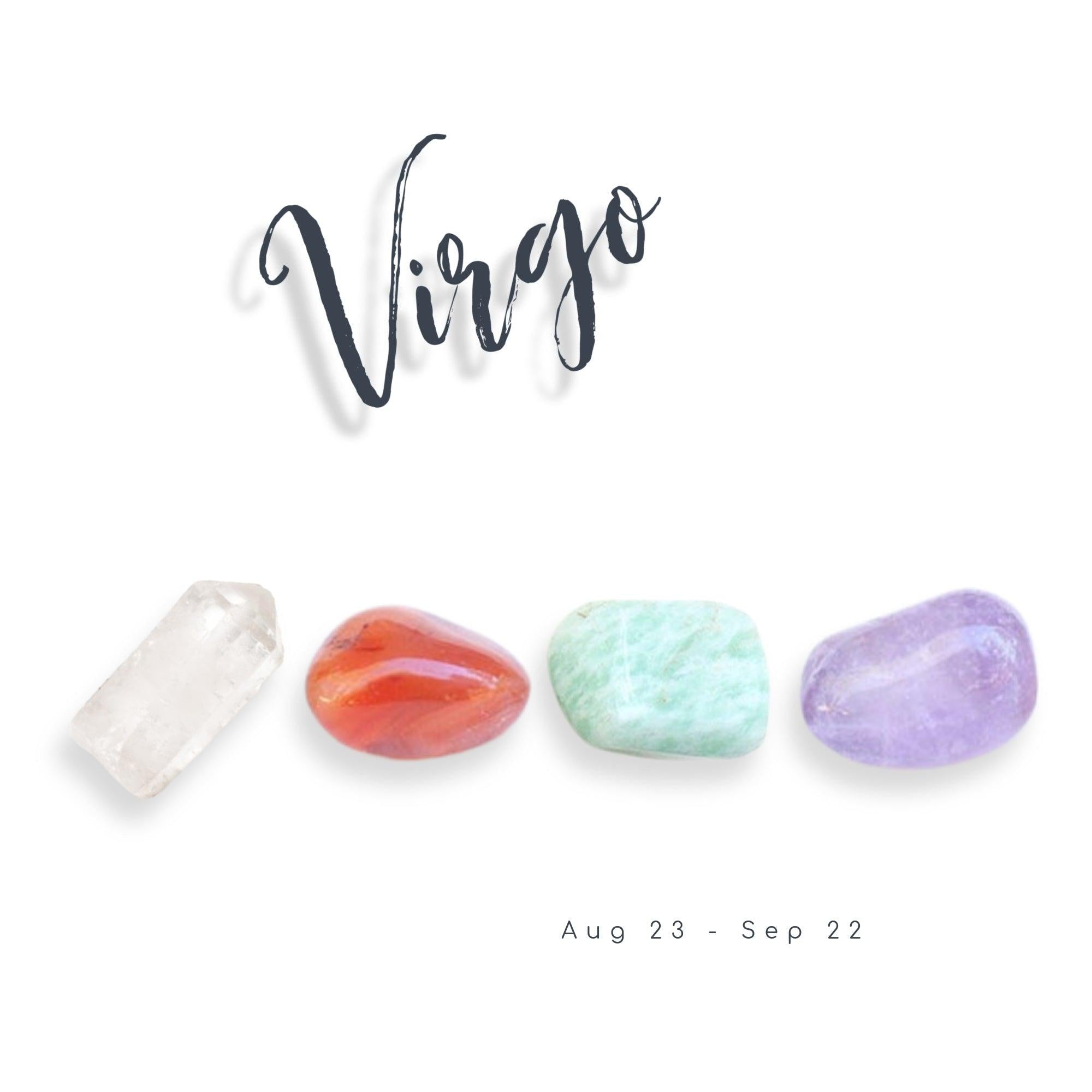 Virgo Zodiac Crystal Set - Energy Wicks