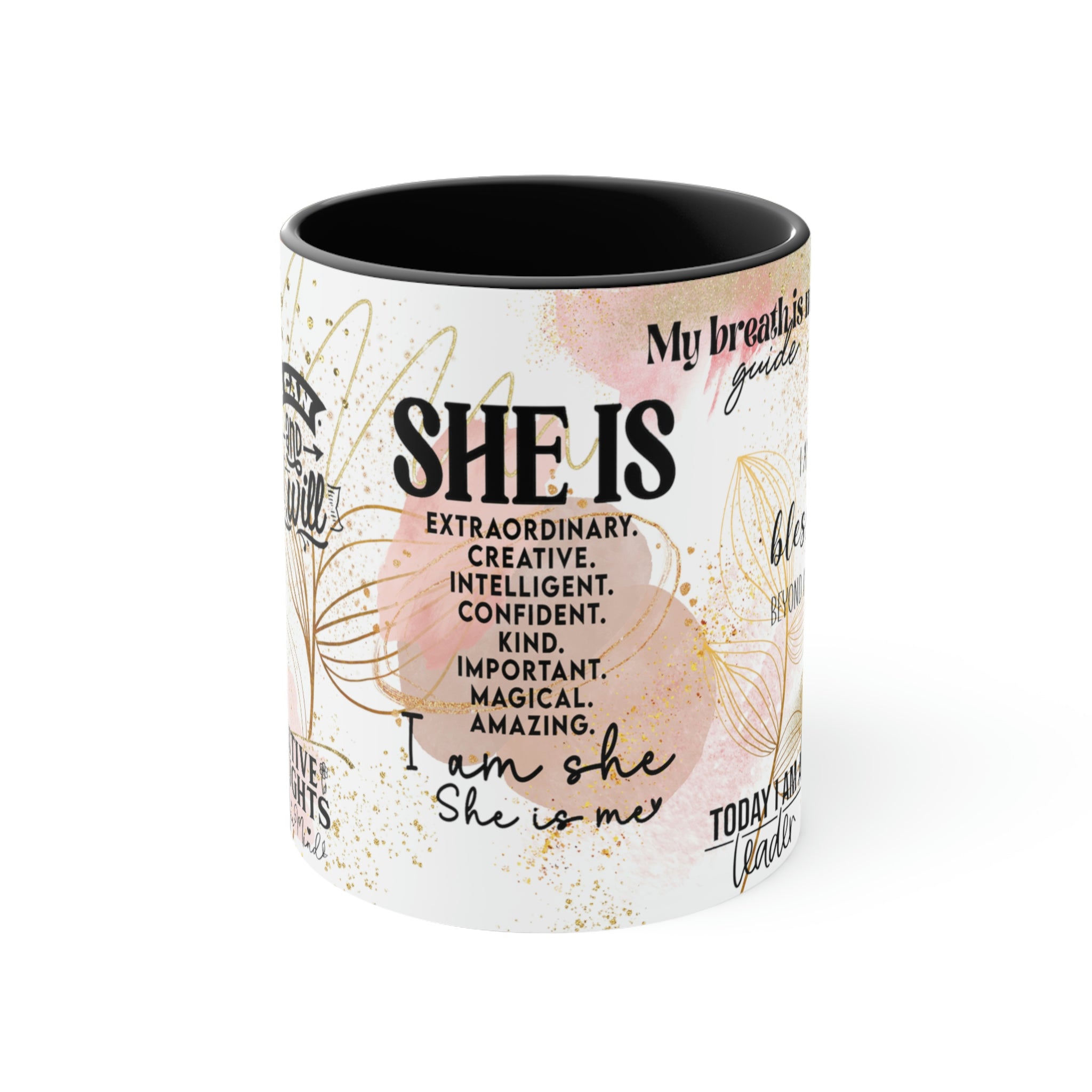"She Is" Affirmation Mug
