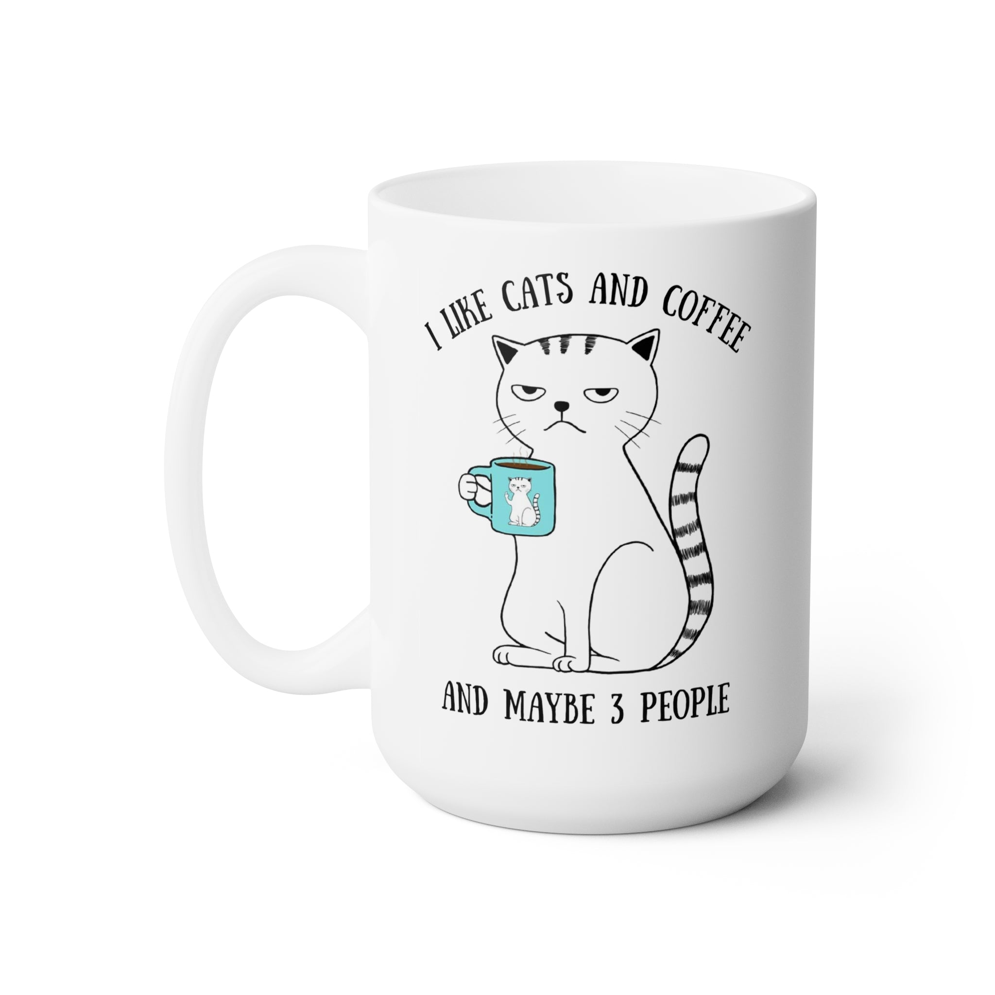 I Like Cats And Coffee Mug